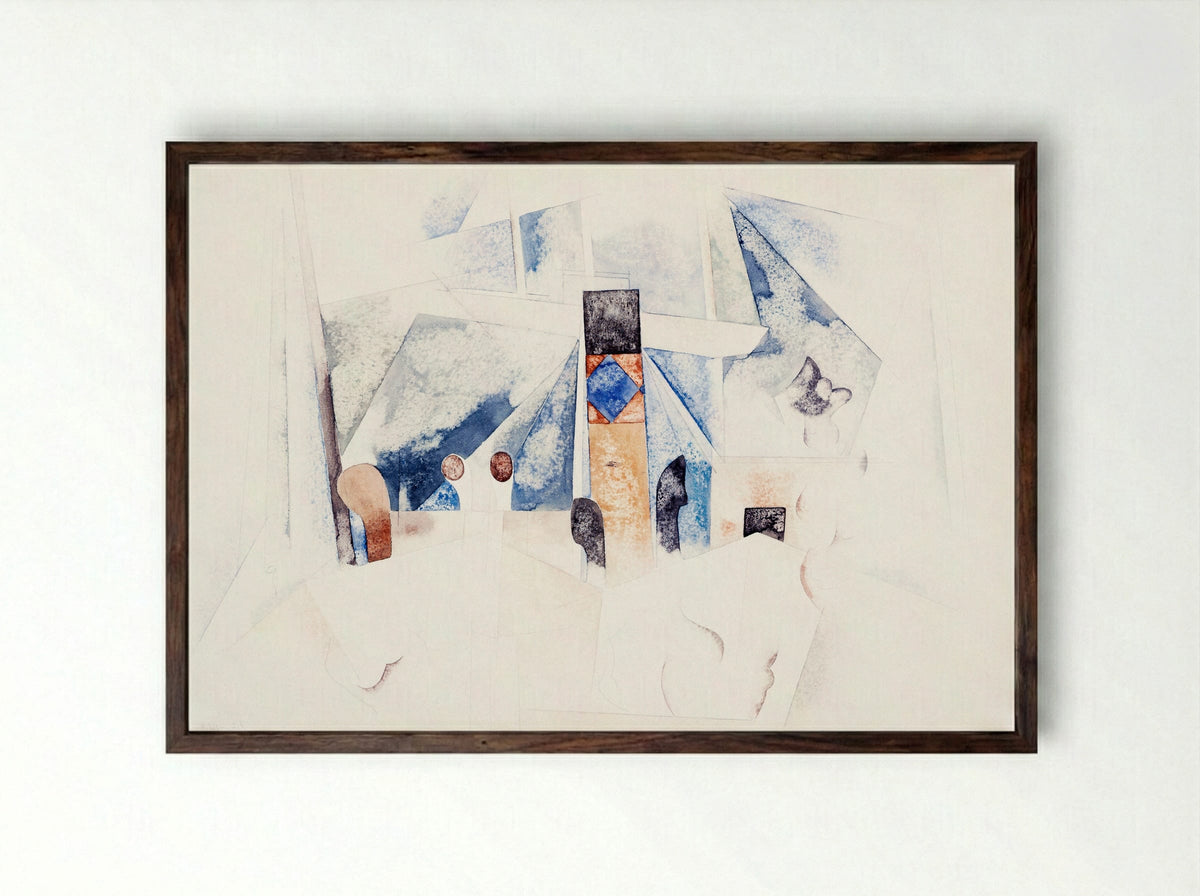 Bermuda Landscape No. 1 - Charles Demuth - Framed Print Dark Wood