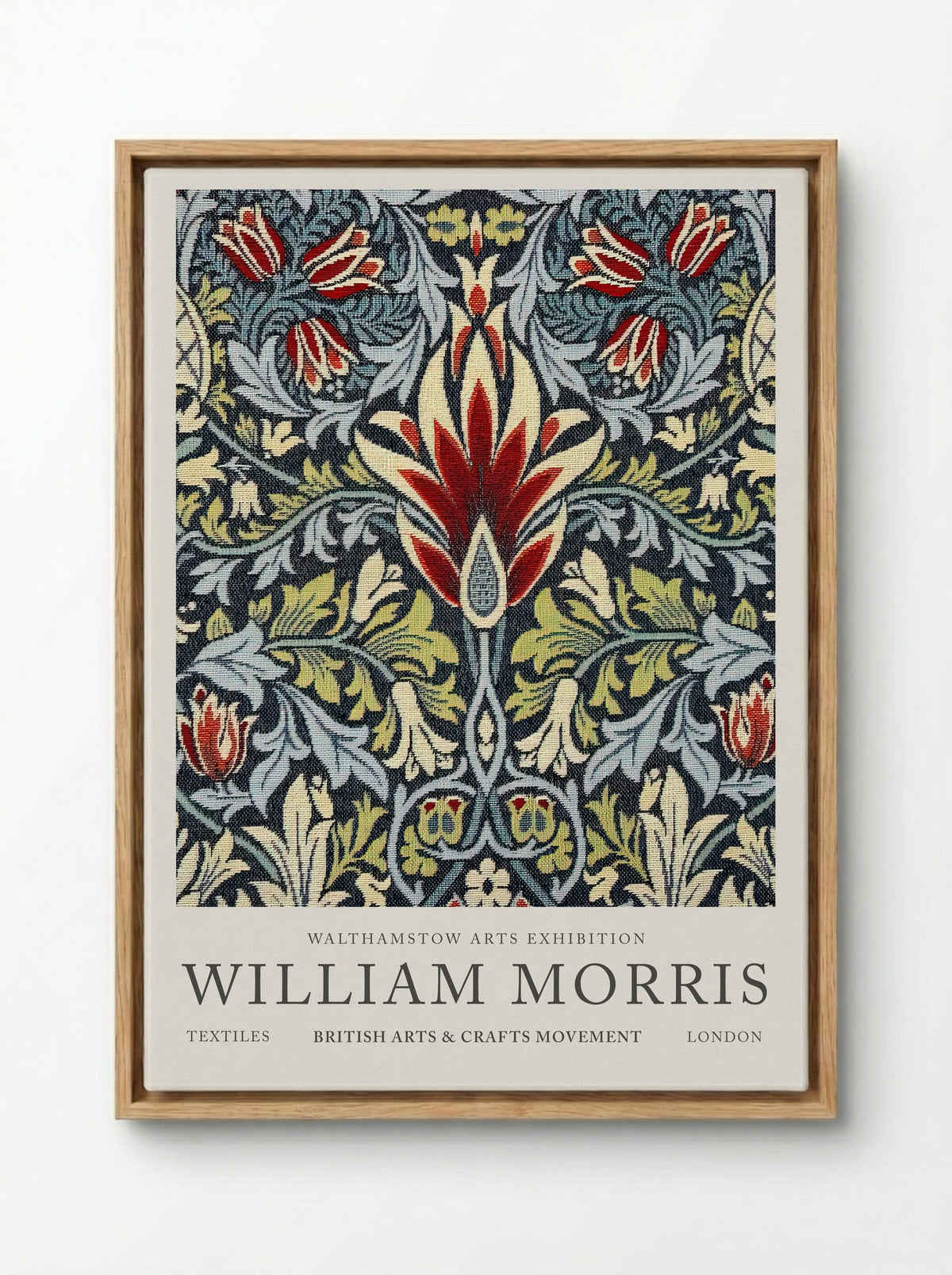 Snake Tapestry - William Morris - Fine Art Print