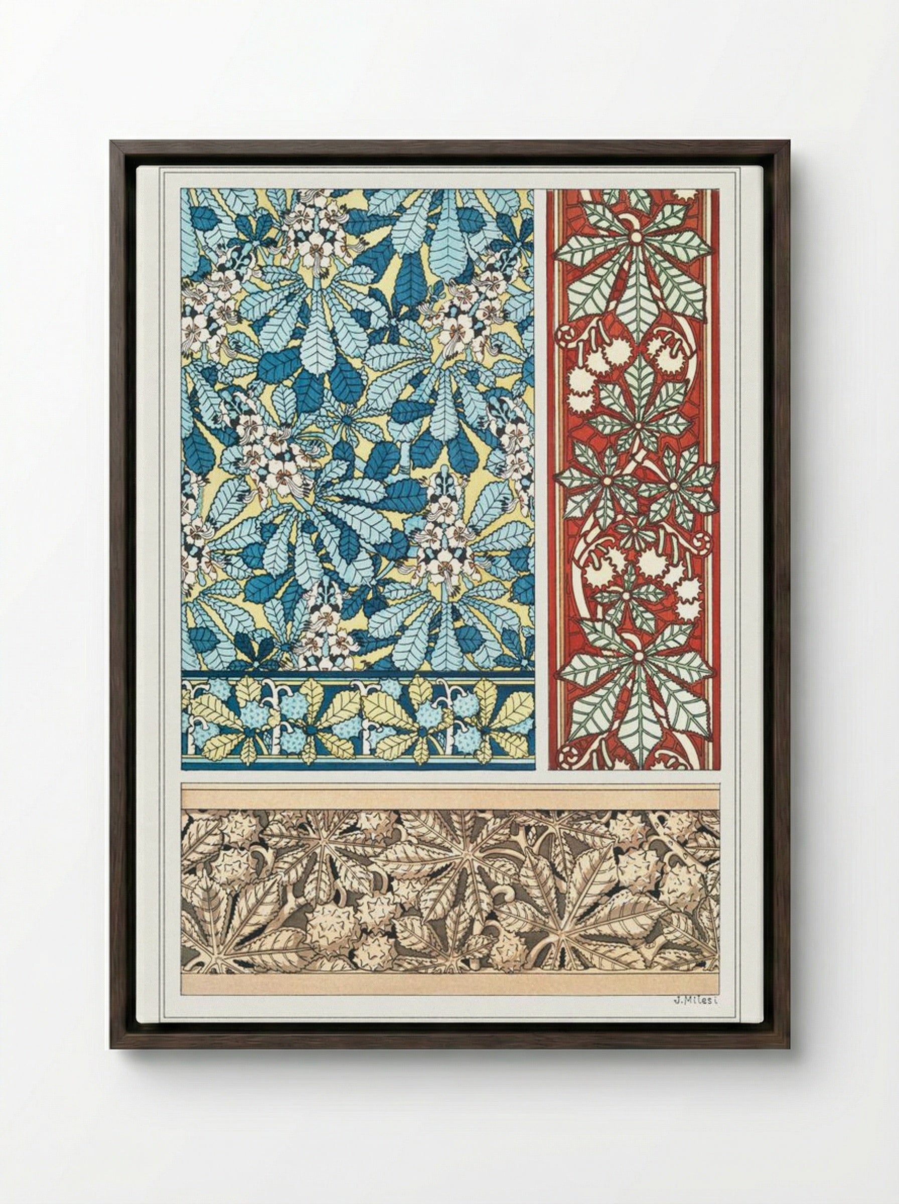 Marronnier (Chestnut Tree) - Maurice Pillard Verneuil - Framed Canvas Dark Wood