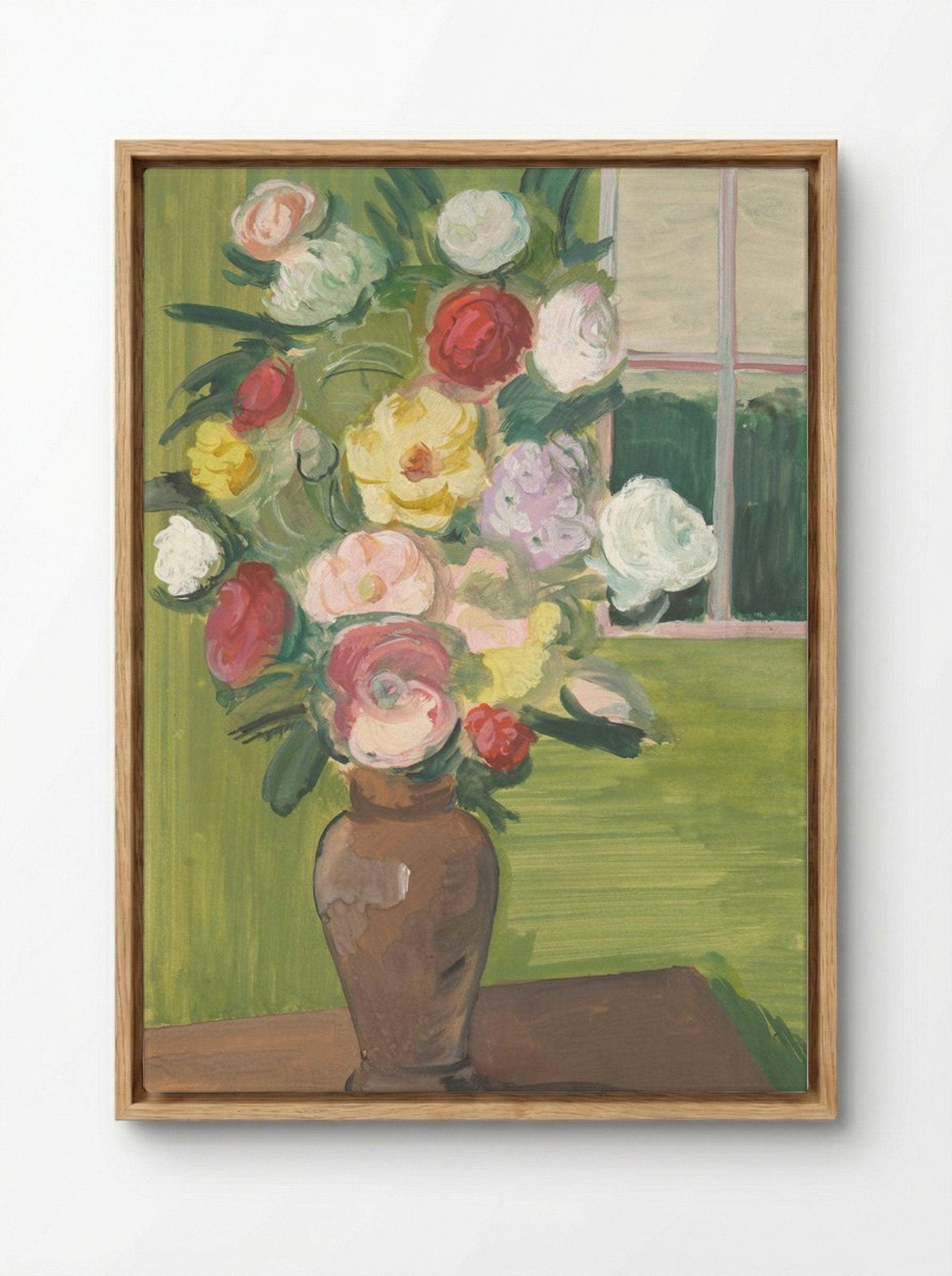 Bouquet - Cyprián Majerník - Framed Canvas Wood