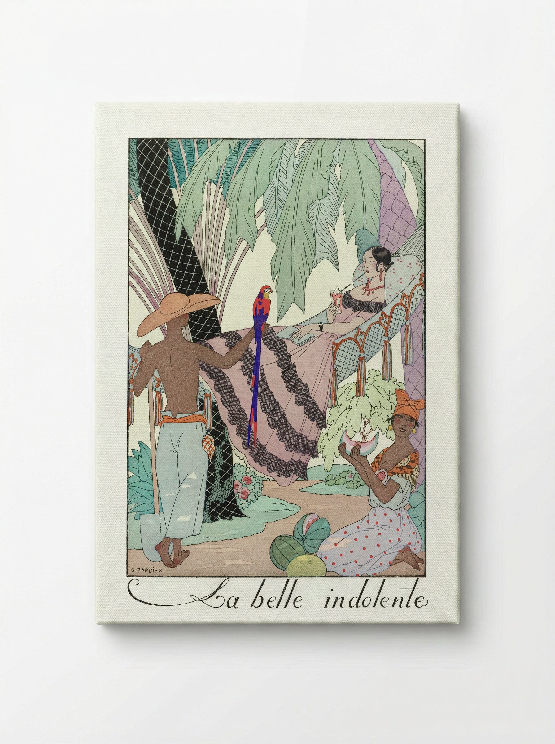La Belle Indolente - George Barbier - Canvas