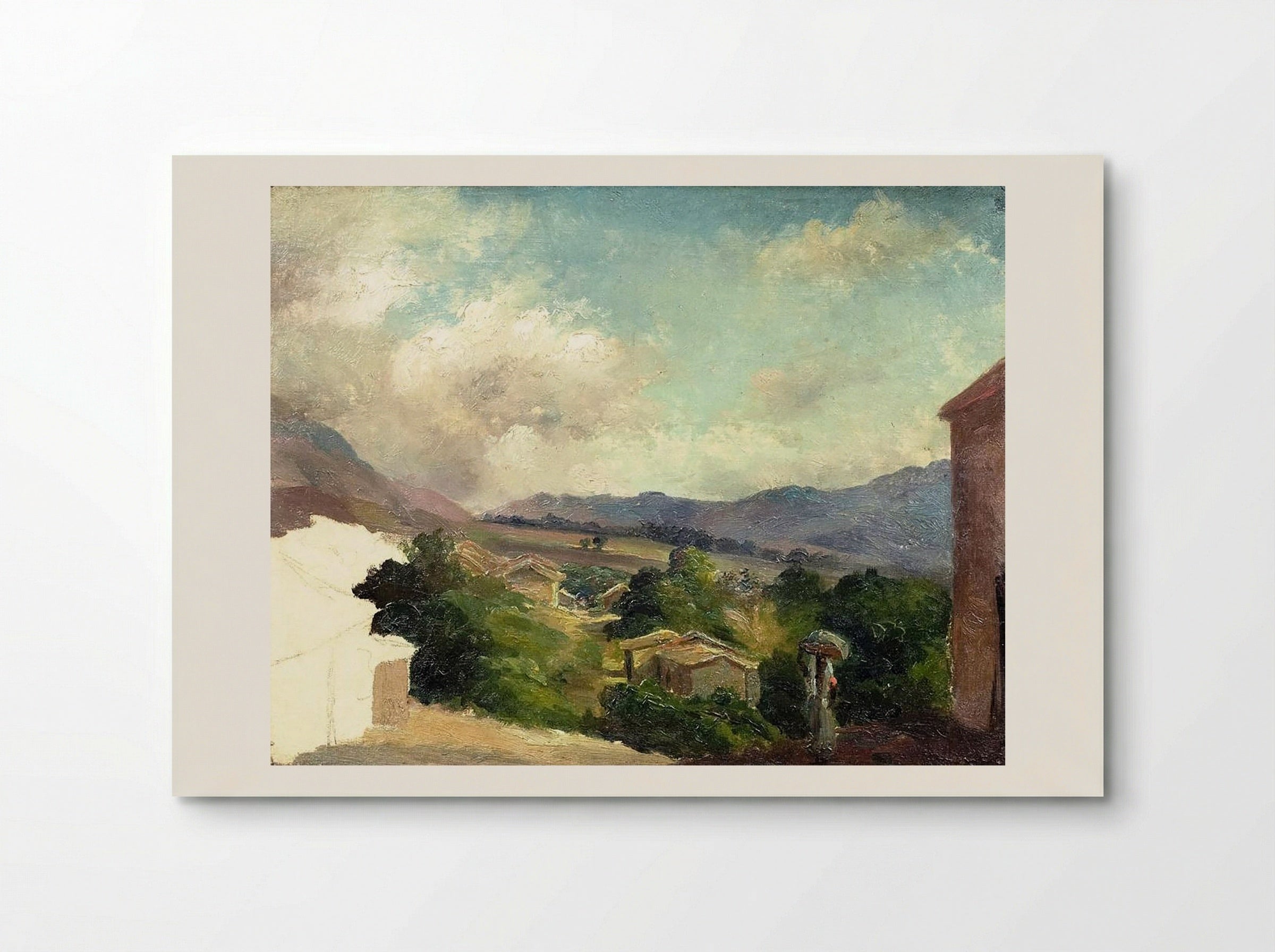 Mountain Landscape at Saint Thomas, Antilles (Unfinished) - Camille Pissarro - Poster