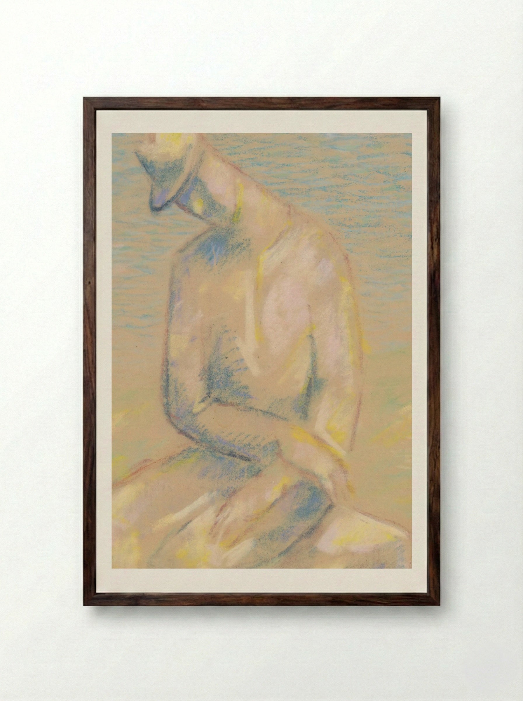 Emigrant - Mikuláš Galanda - Framed Print Dark Wood