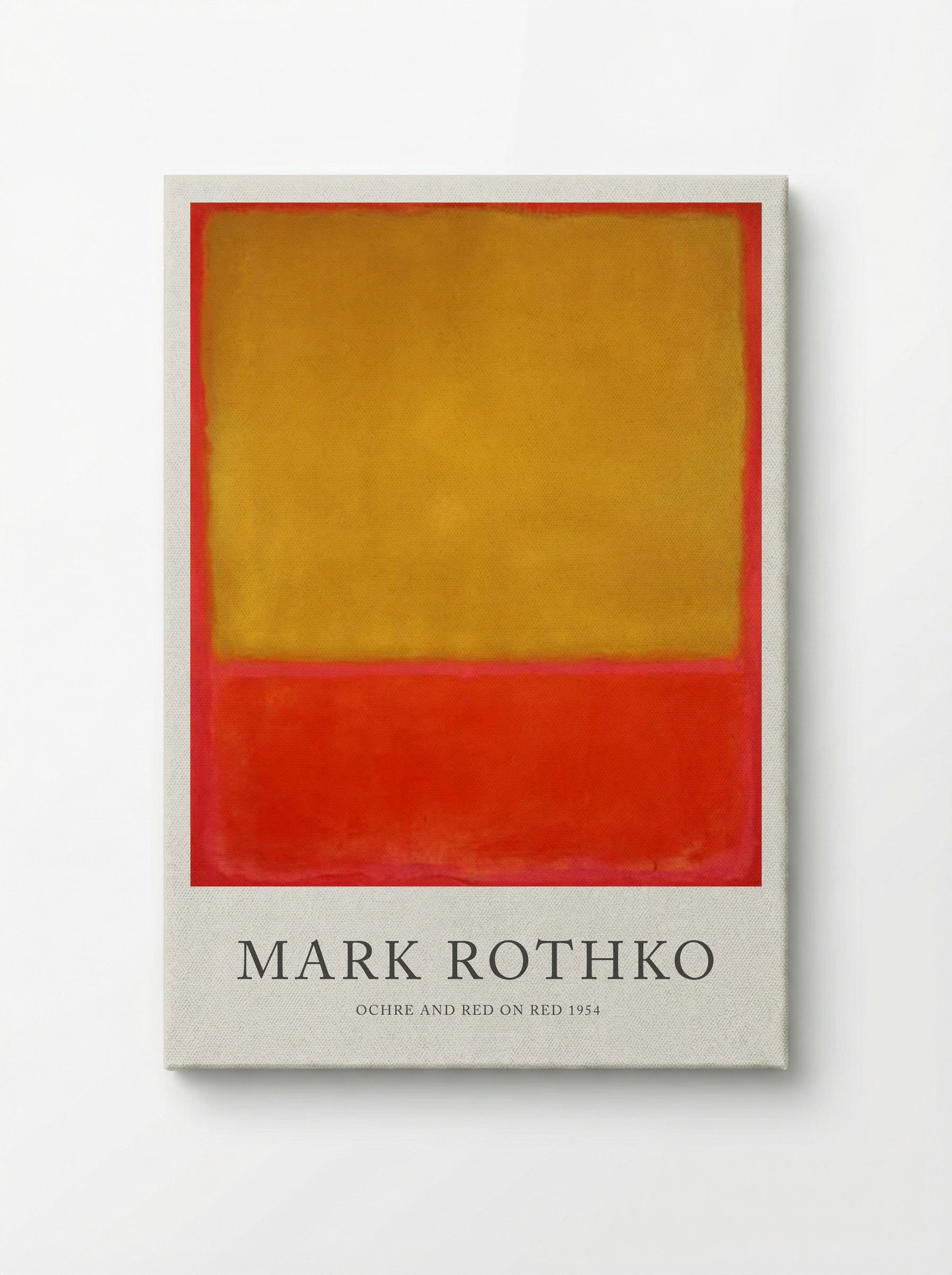 Ochre and Red on Red - Mark Rothko - Canvas
