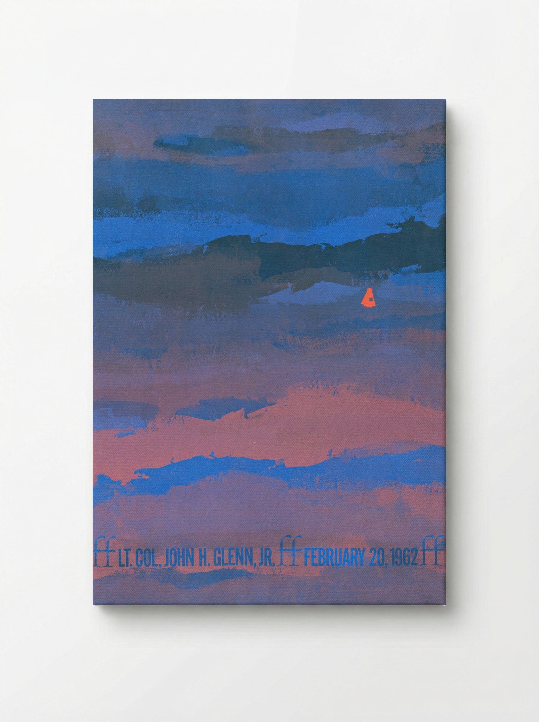 Lt. Col. John H. Glenn, Jr., February 20, 1962 (Space Flight Commemoration) - Fine Art Print - Canvas