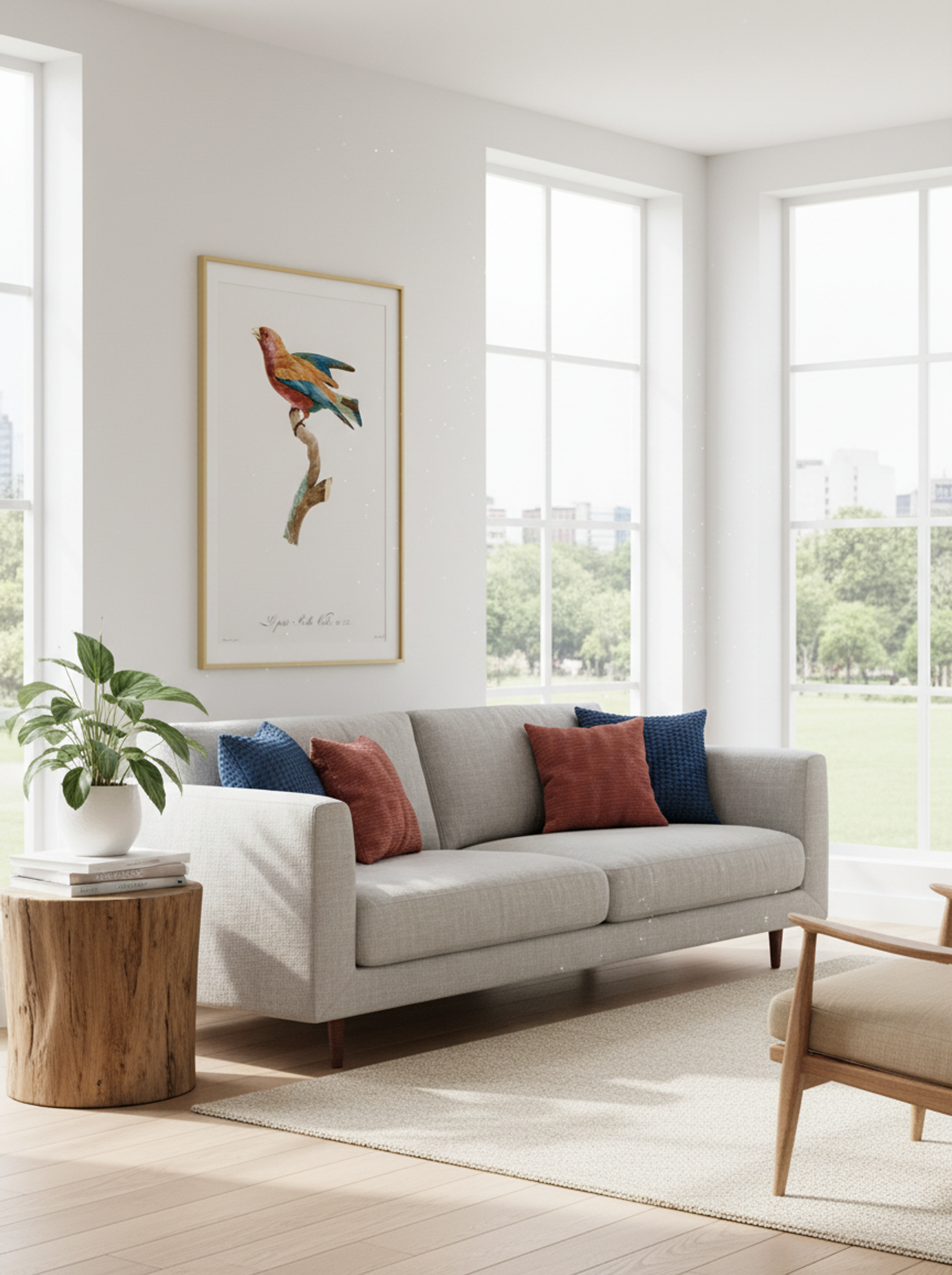 Young Violet Roller - Jacques Barraband - Lifestyle