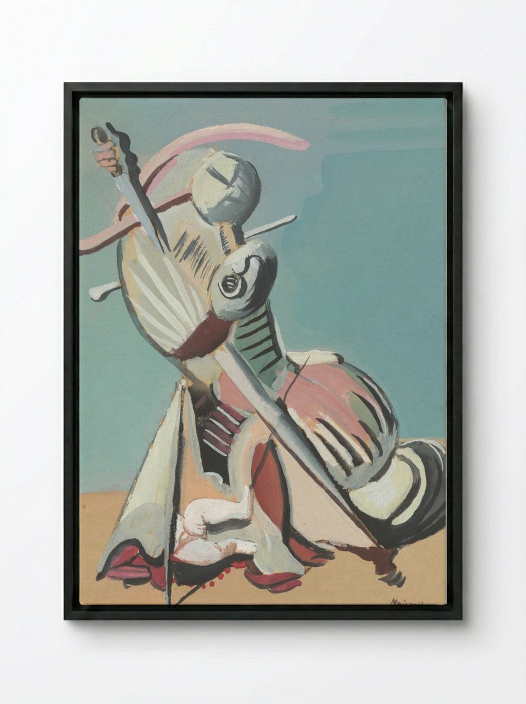 Massacre of the Innocents - Cyprián Majerník - Framed Canvas Black