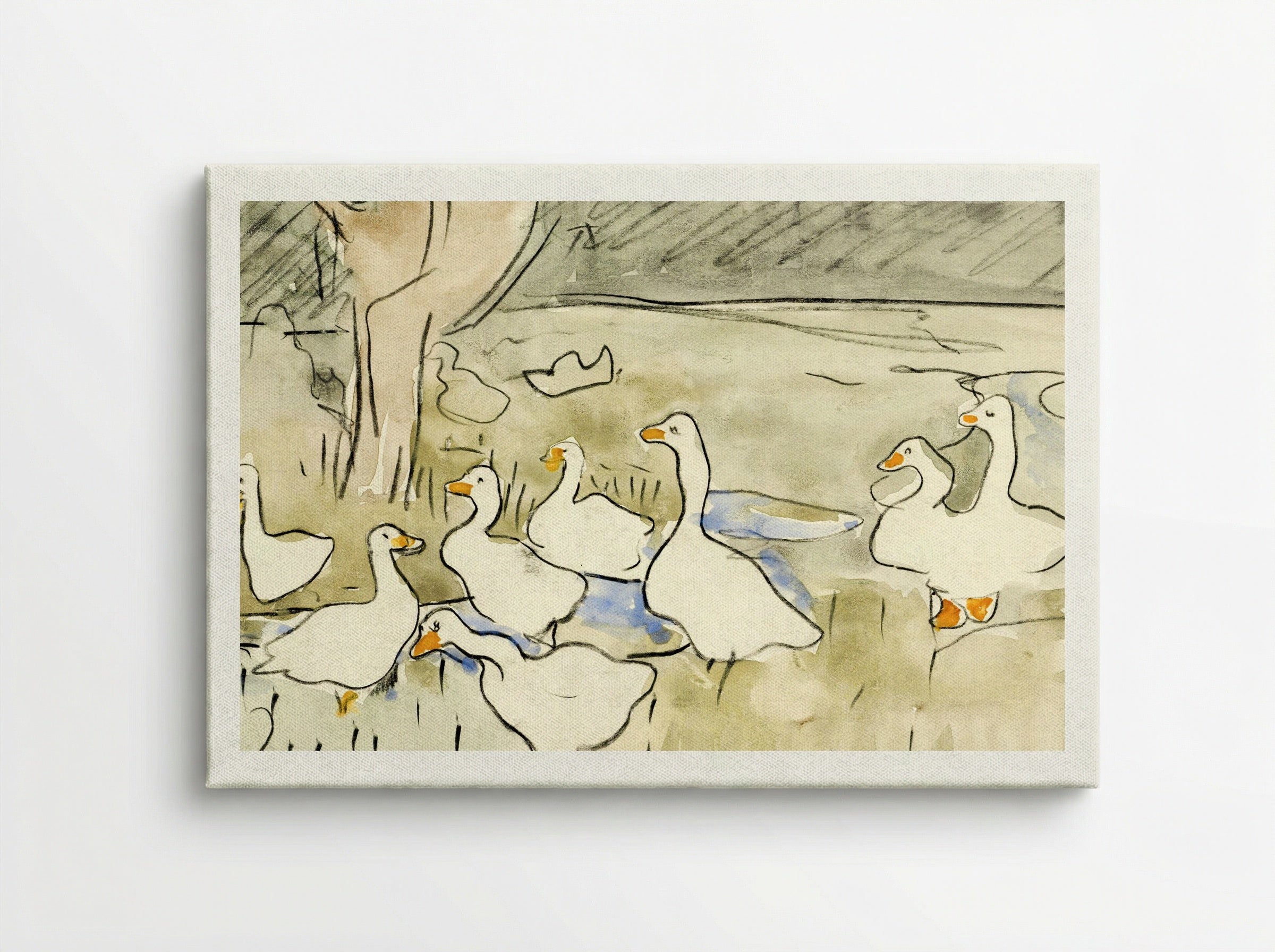 Ducks - Theo van Hoytema - Canvas