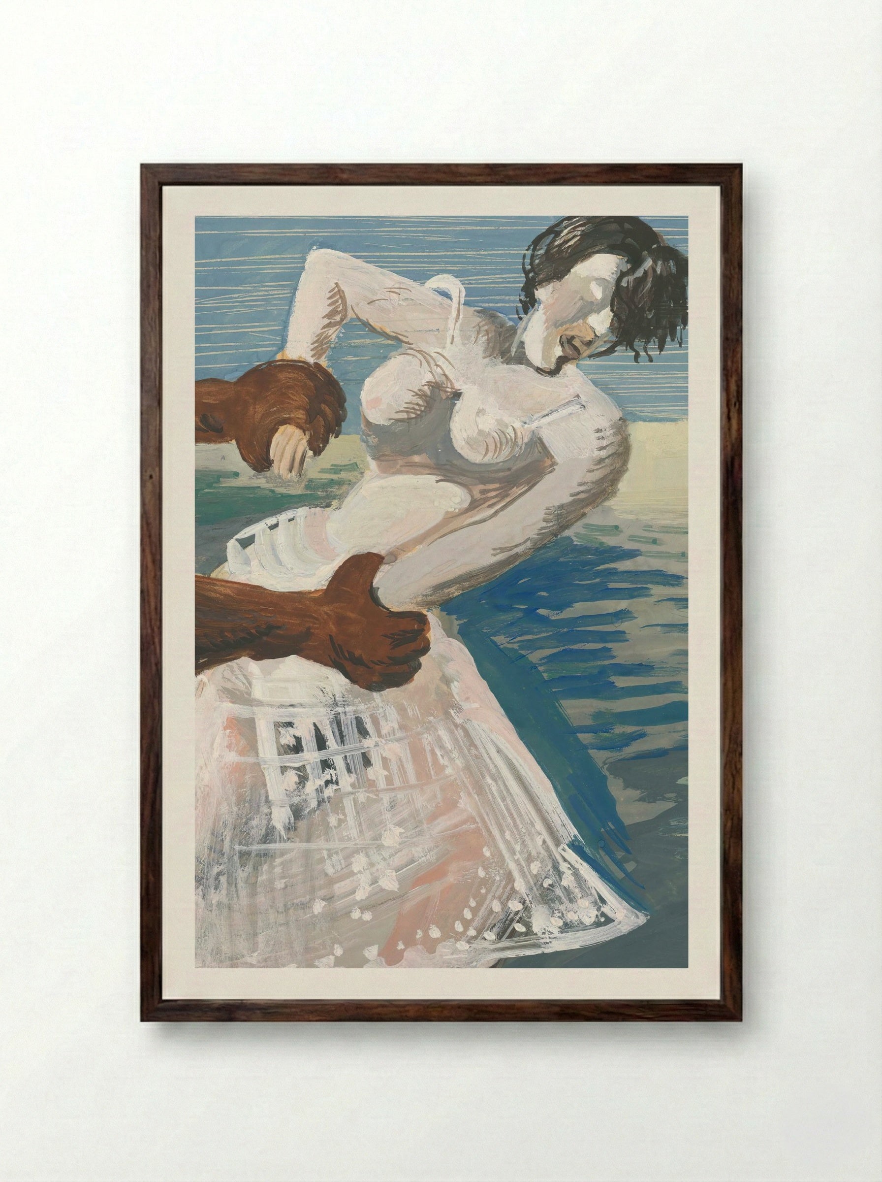 Embrace - Cyprián Majerník - Framed Print Dark Wood