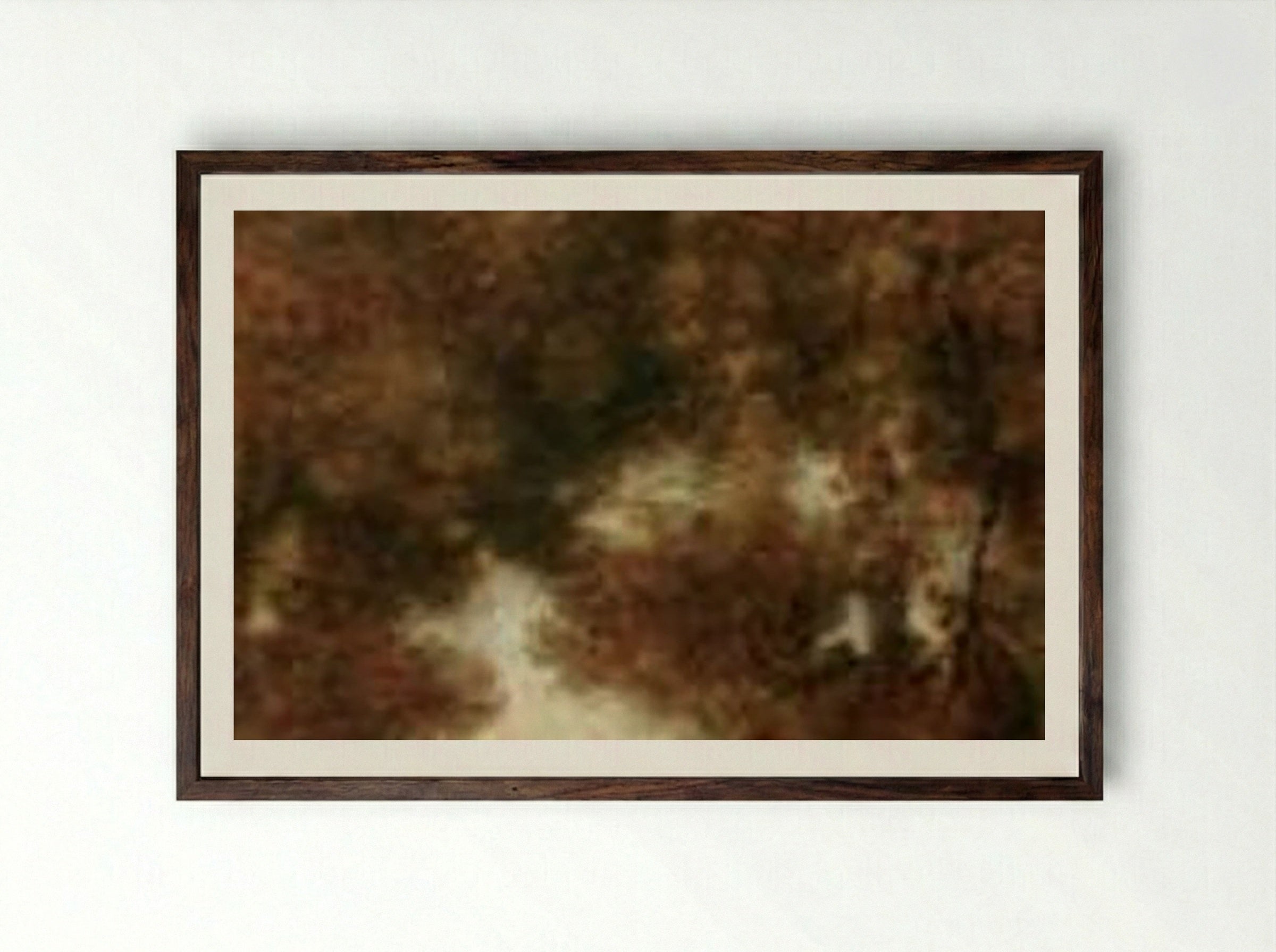 Harvest - George Stubbs - Framed Print Dark Wood