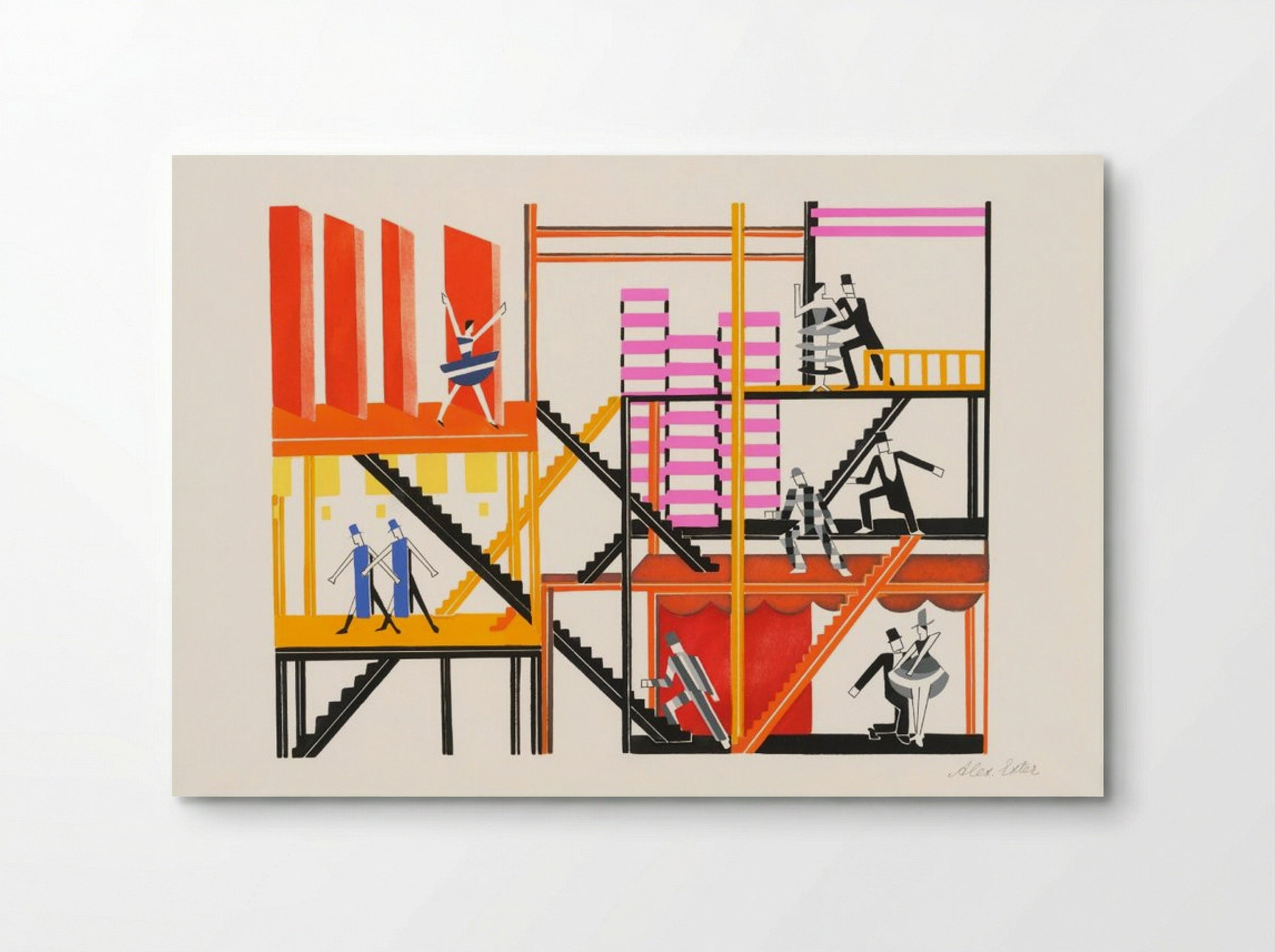 Maquettes de théâtre I-XV - Alexandra Exter - Poster