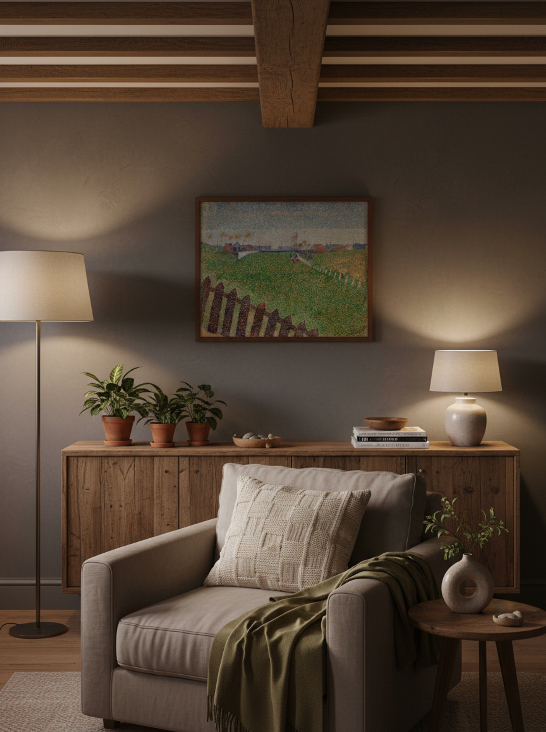 The Wellington Racecourse in Drizzle, Ostende - Alfred William Finch - Lifestyle