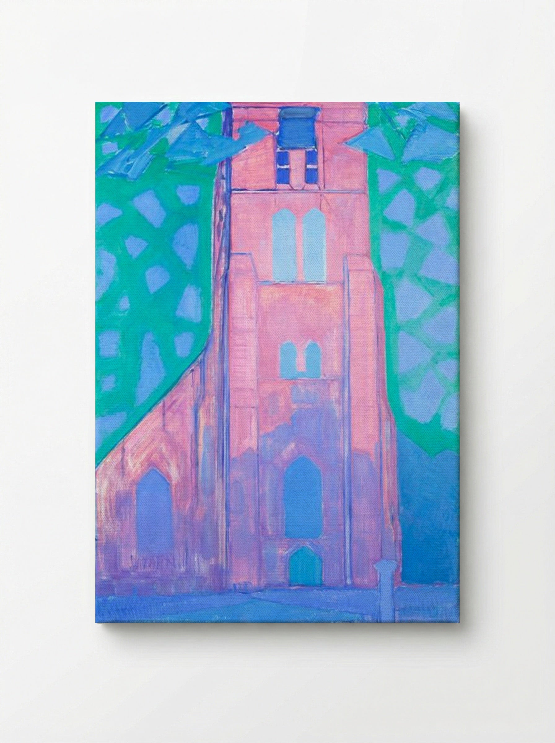 Church Tower at Domburg - Piet Mondrian - Canvas