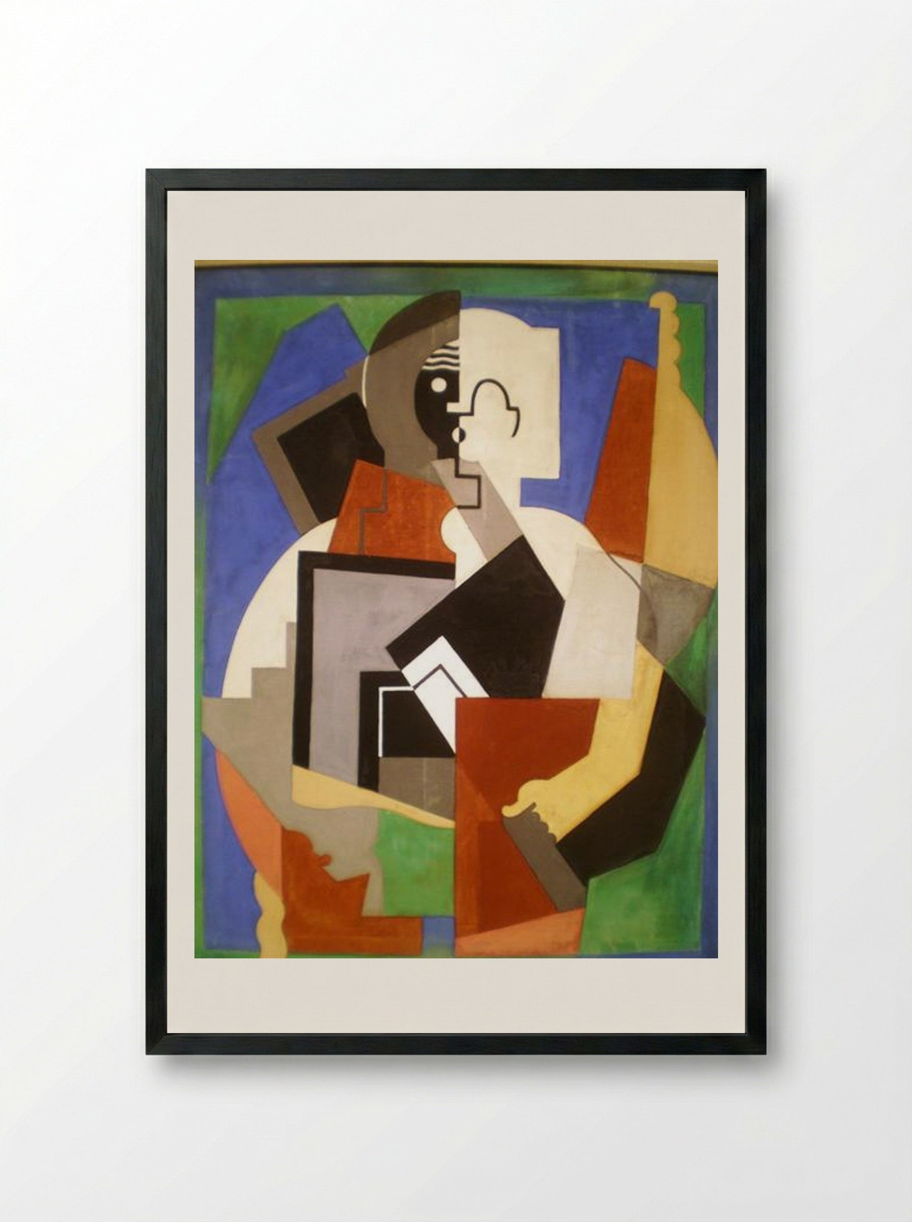 The Schoolboy - Albert Gleizes - Framed Print Black