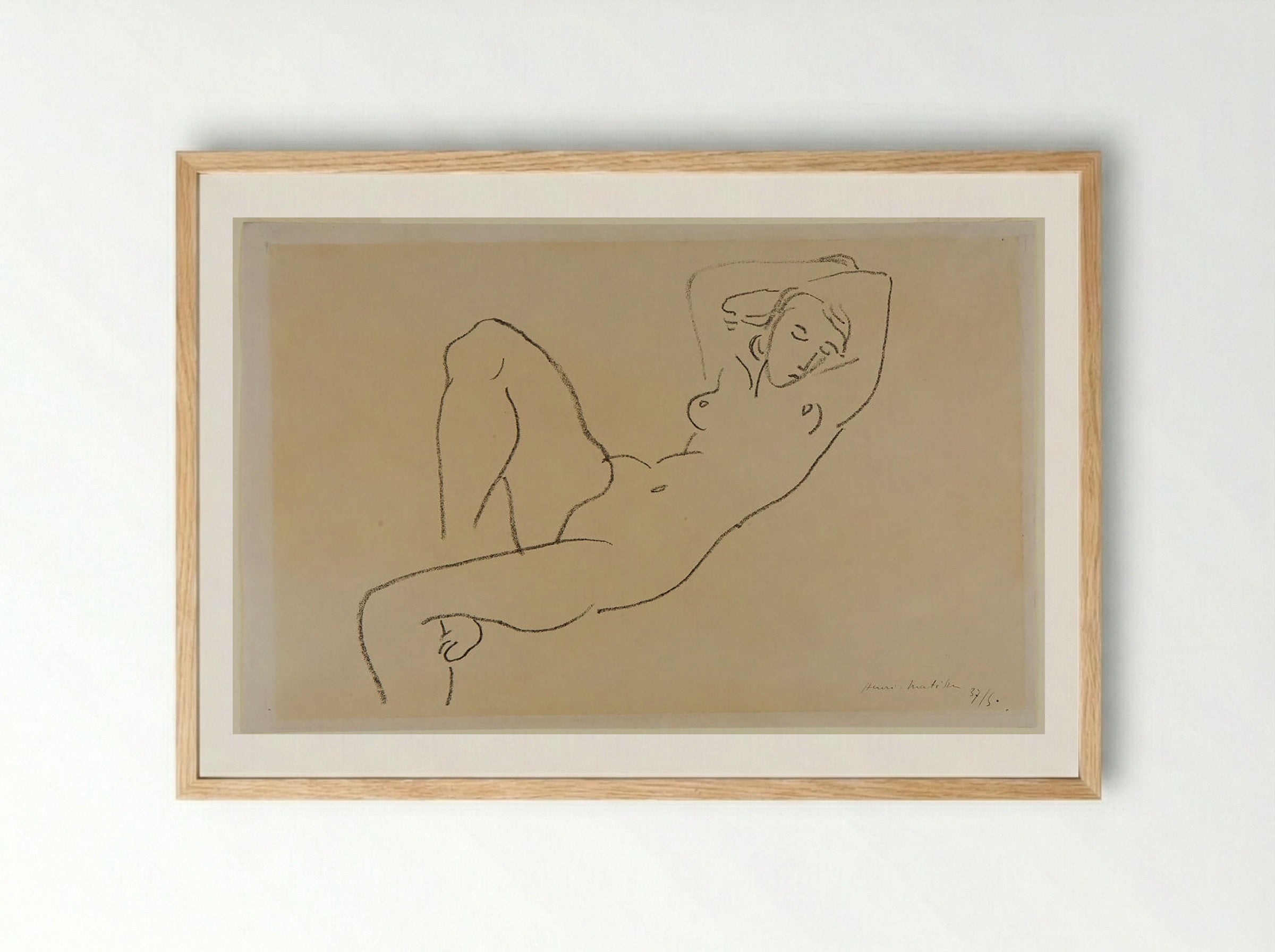 Night - Henri Matisse - Framed Print Wood