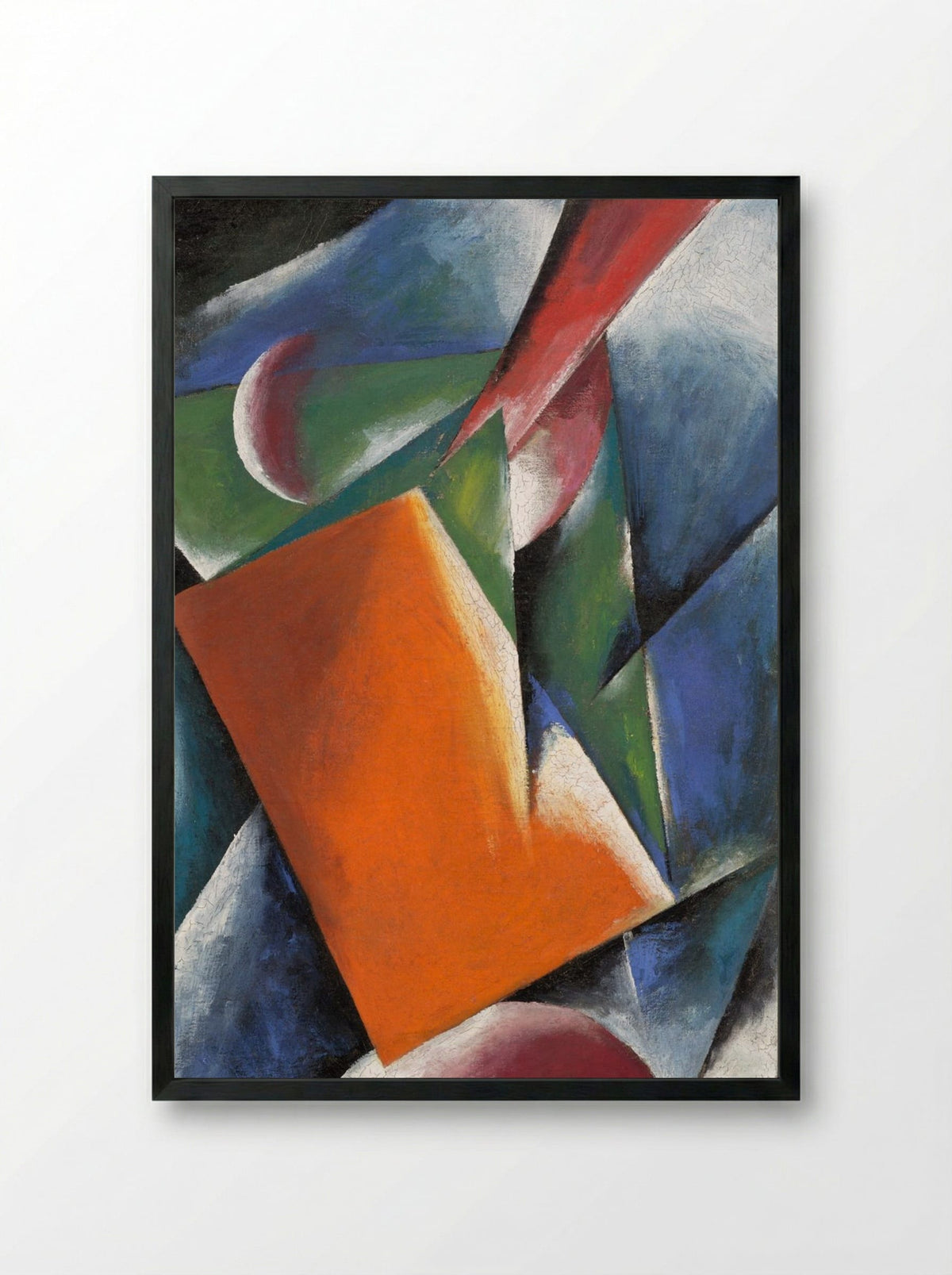 Architectonic Painting - Liubov Popova - Framed Print Black