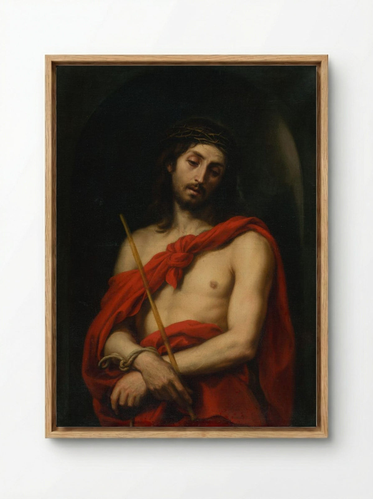 Ecce Homo - Bartolomé Esteban Murillo - Framed Canvas Wood