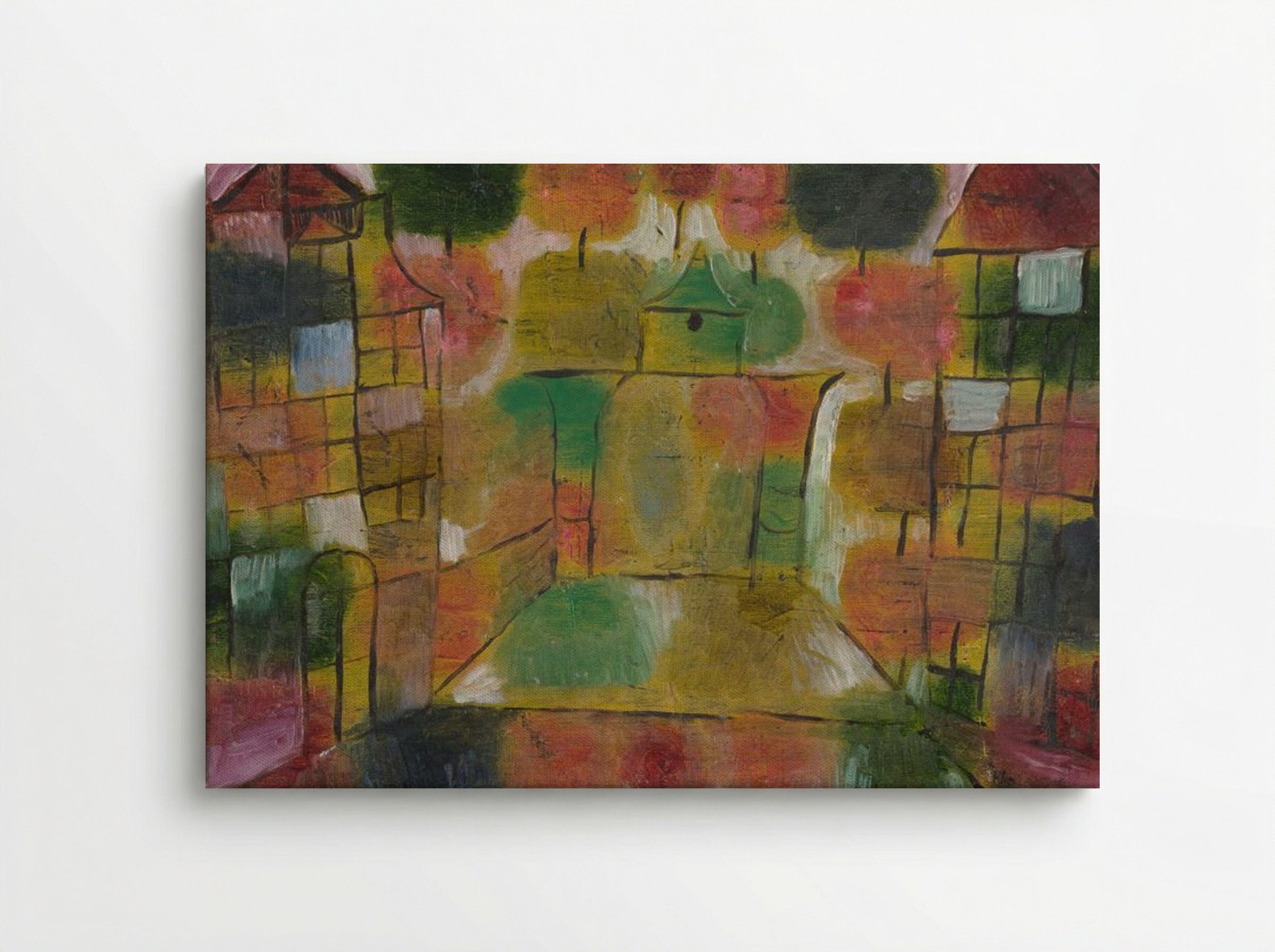 Baum und Architektur, Rhythmen - Paul Klee - Canvas