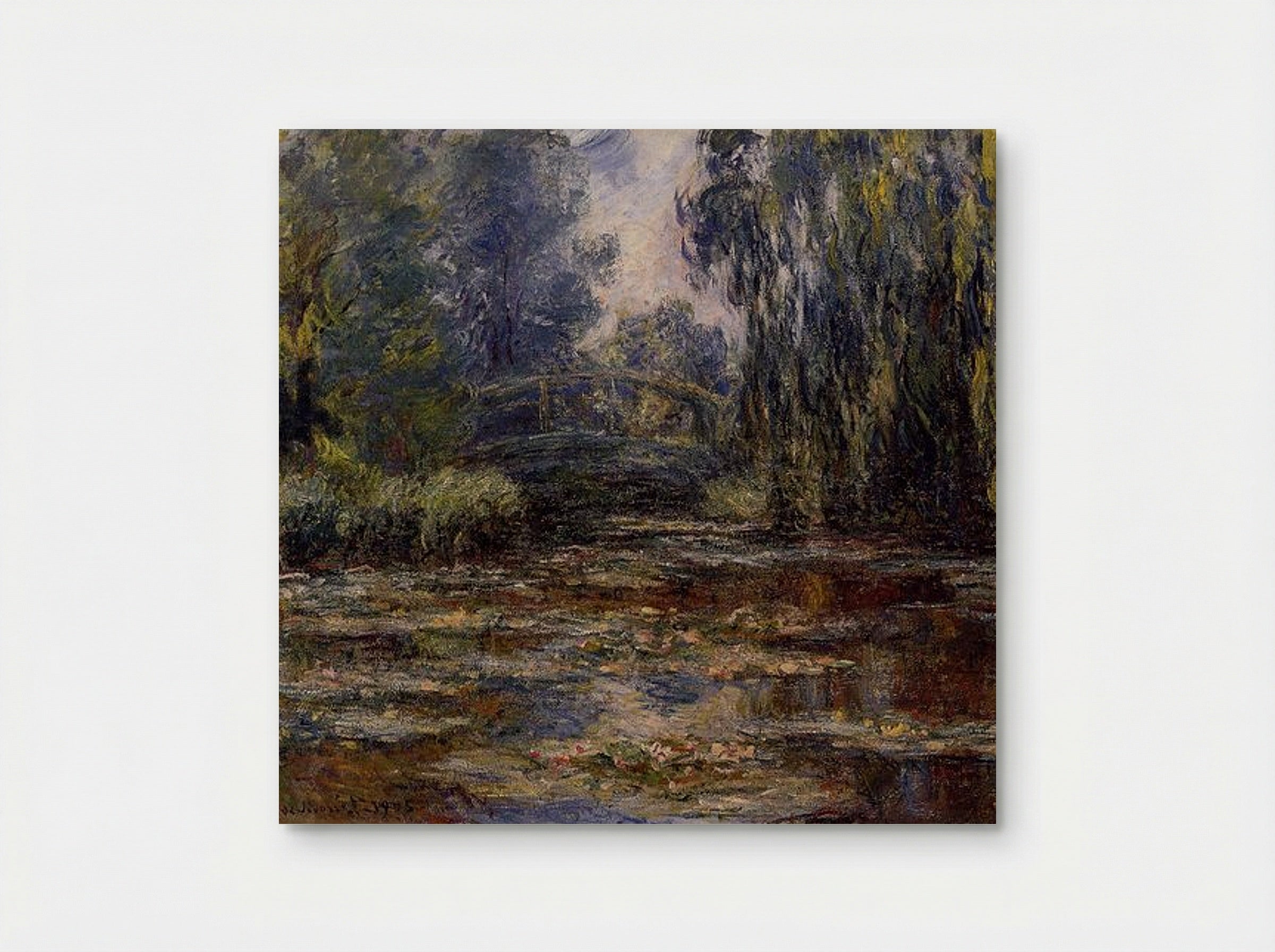 The Water Lily Pond and Bridge - Claude Monet - Poster