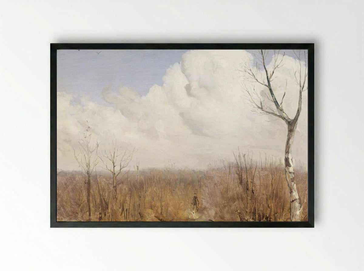Autumn Day - Gerrit Willem Dijsselhof - Framed Print Black