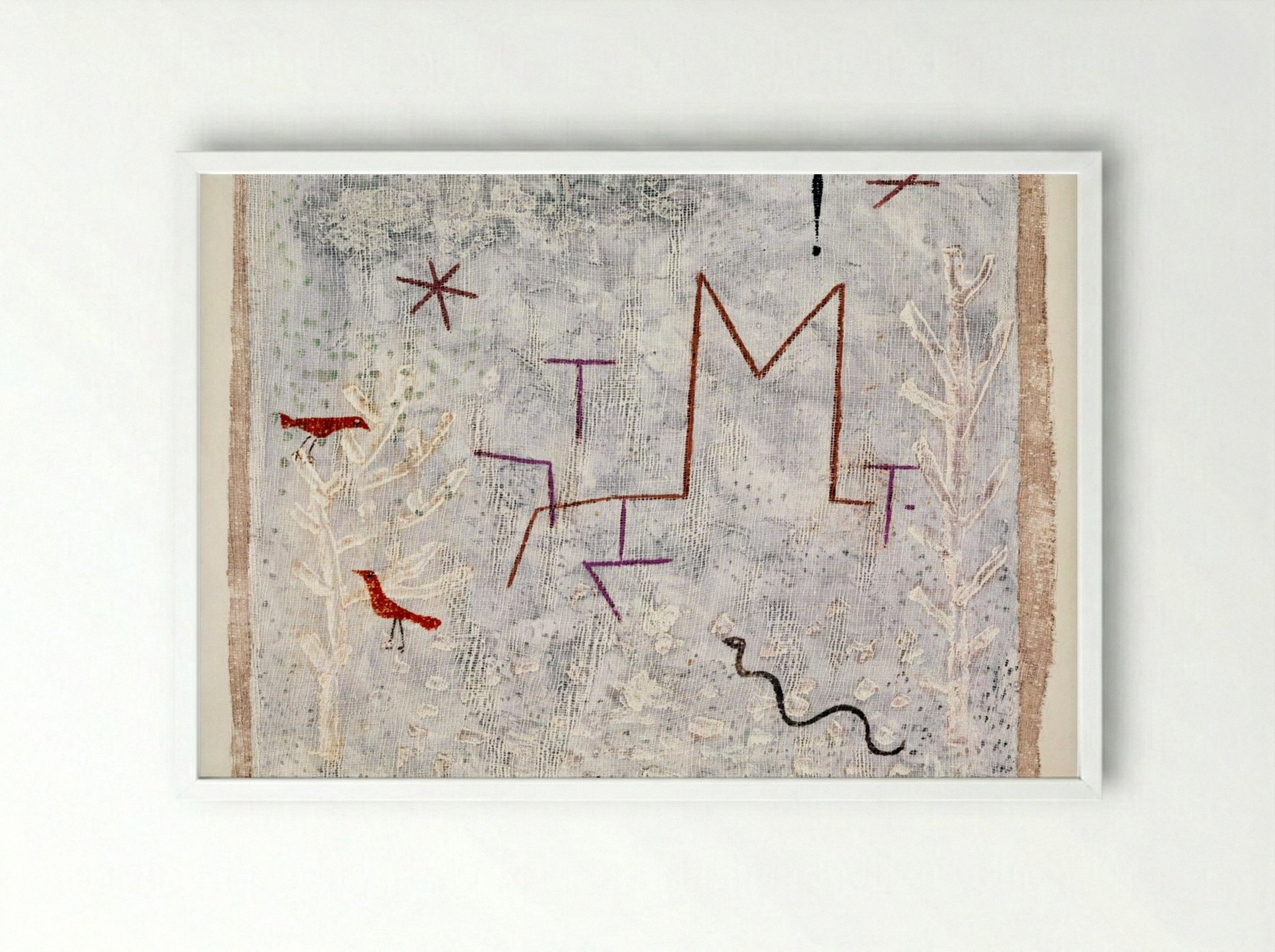 Garden Gate - Paul Klee - Framed Print White