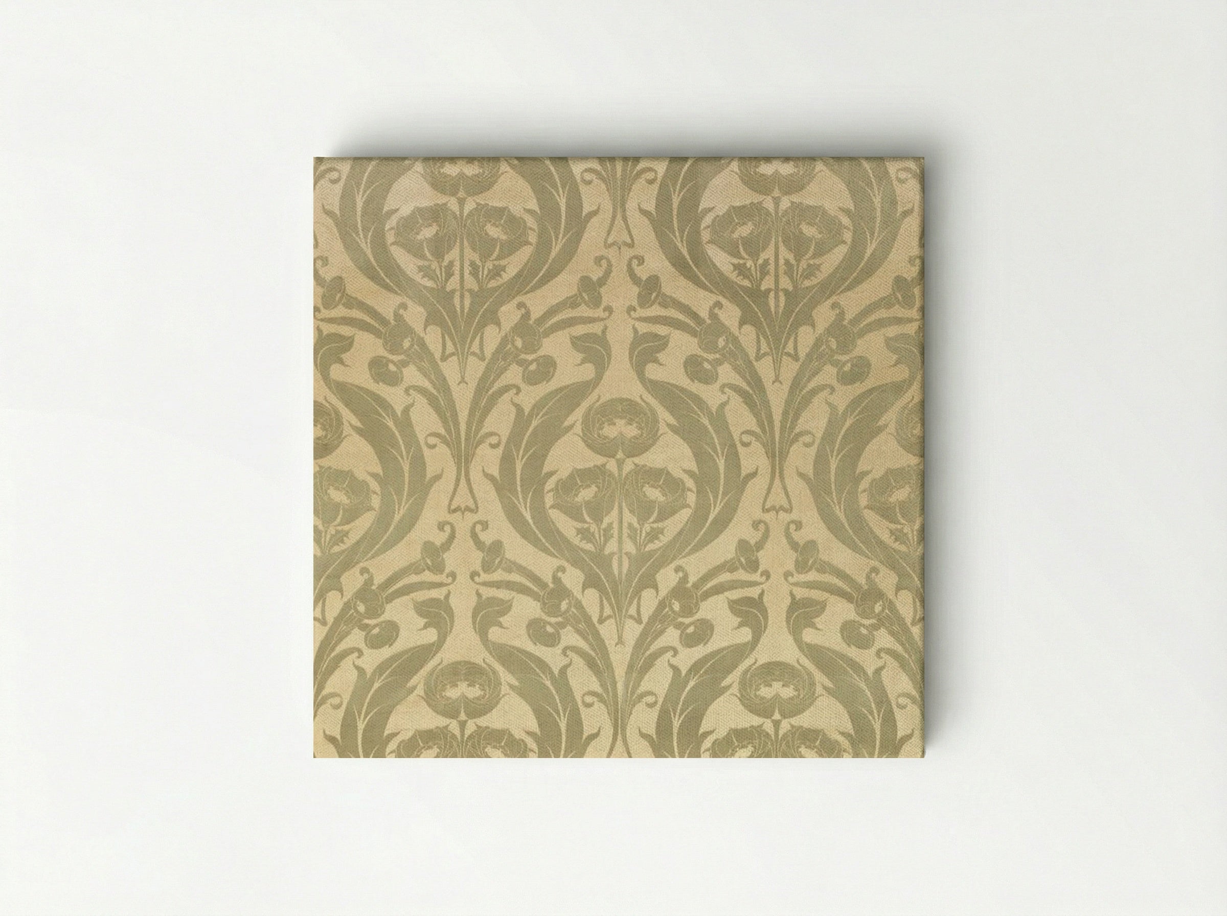 Textile Fragment with Floral Motifs - William Morris - Canvas