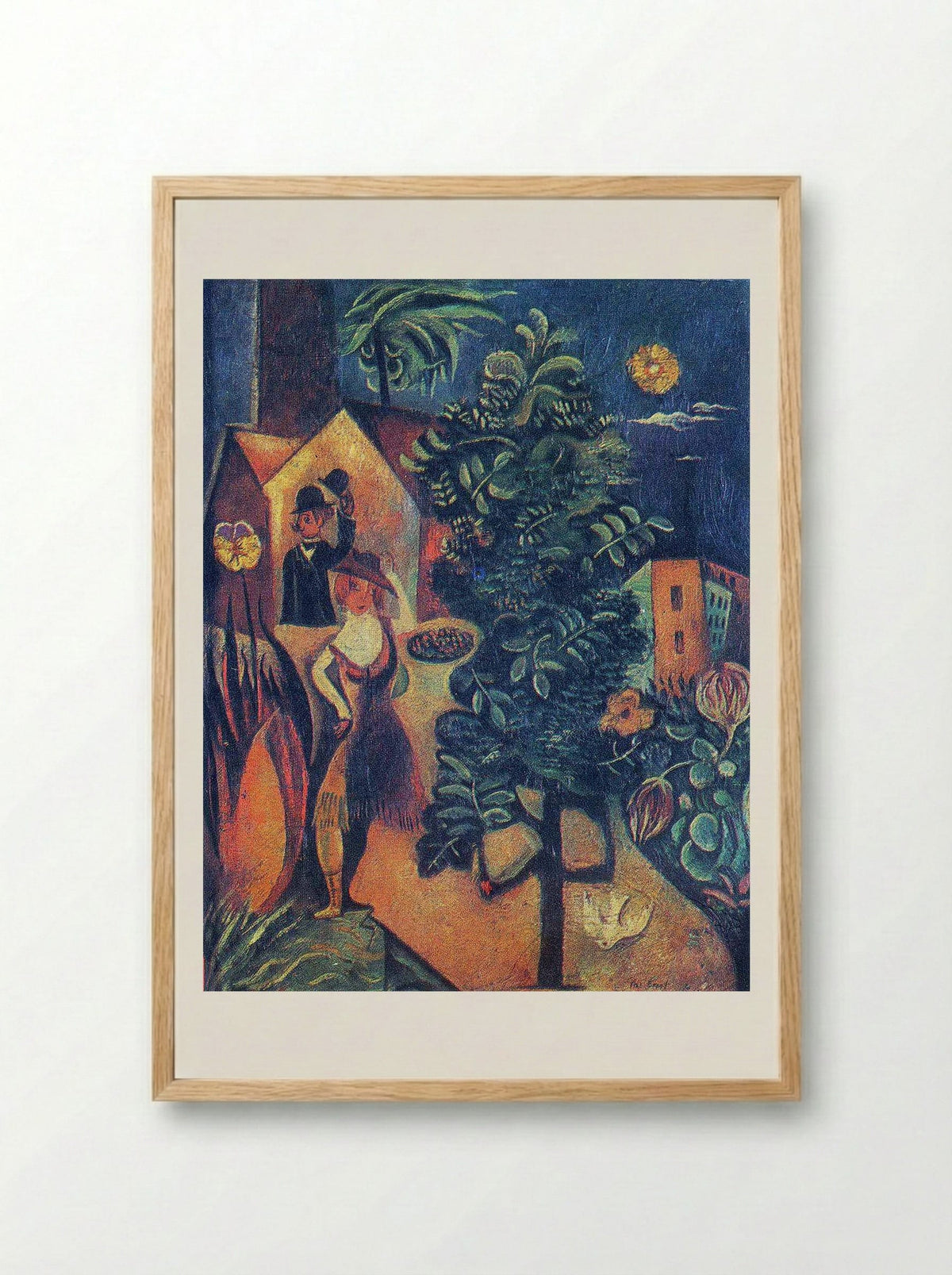 Hat in Hand, Hat on Head - Max Ernst - Framed Print Wood