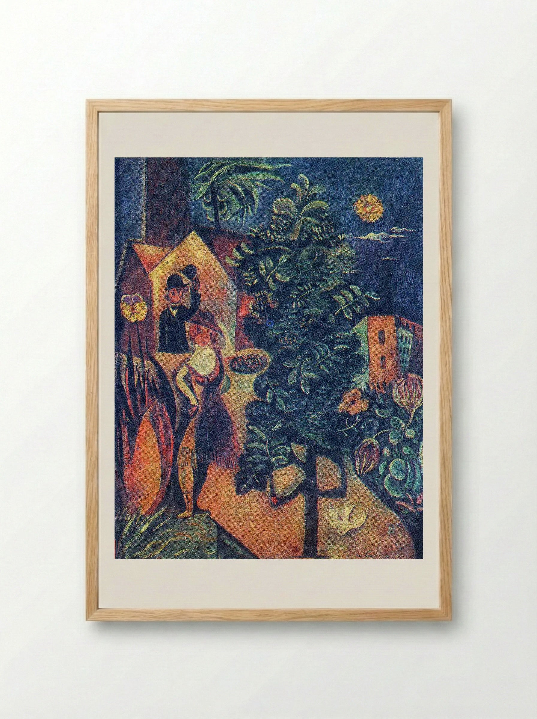 Hat in Hand, Hat on Head - Max Ernst - Framed Print Wood