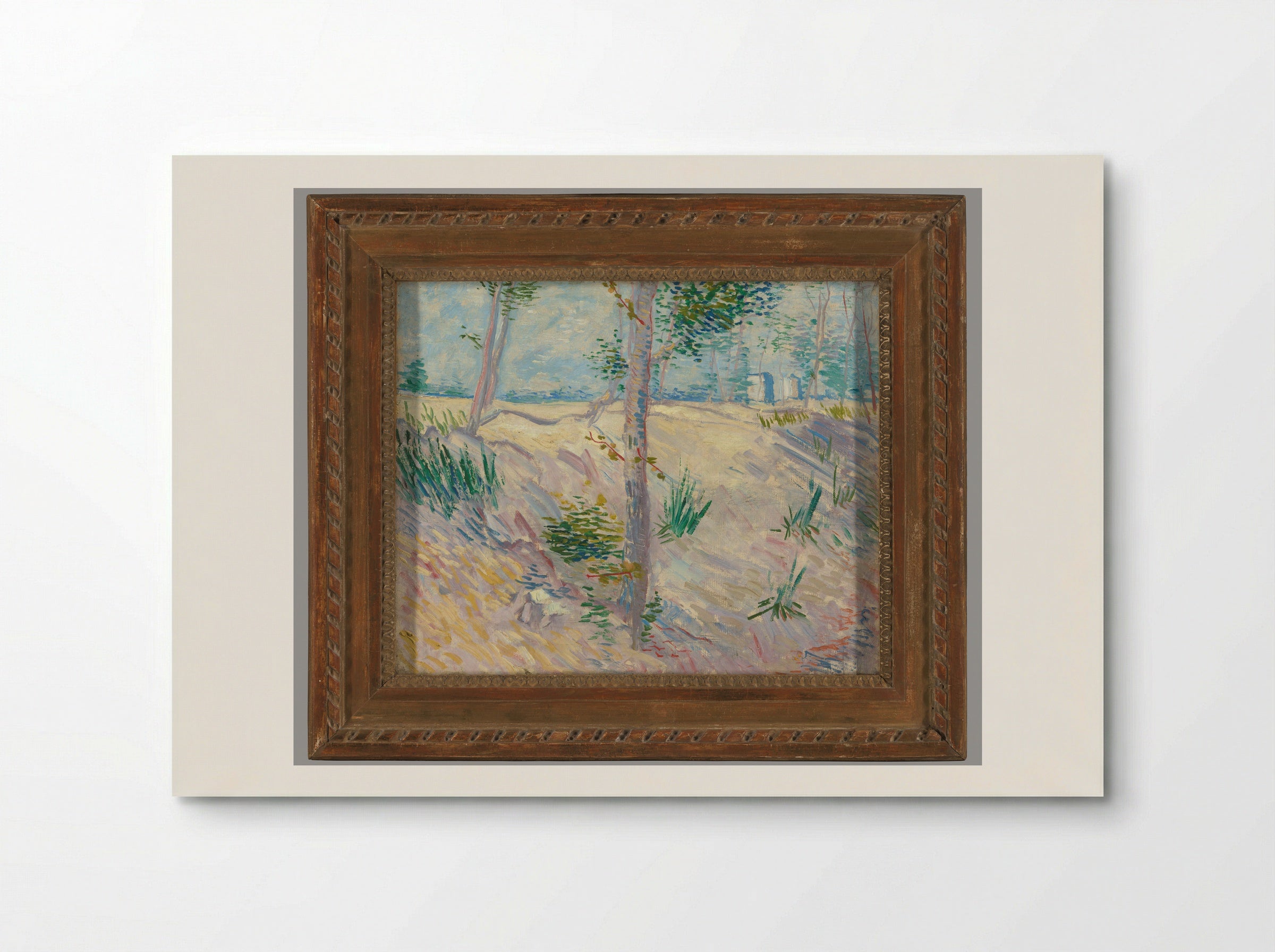 Riverbank with Trees - Vincent van Gogh - Poster