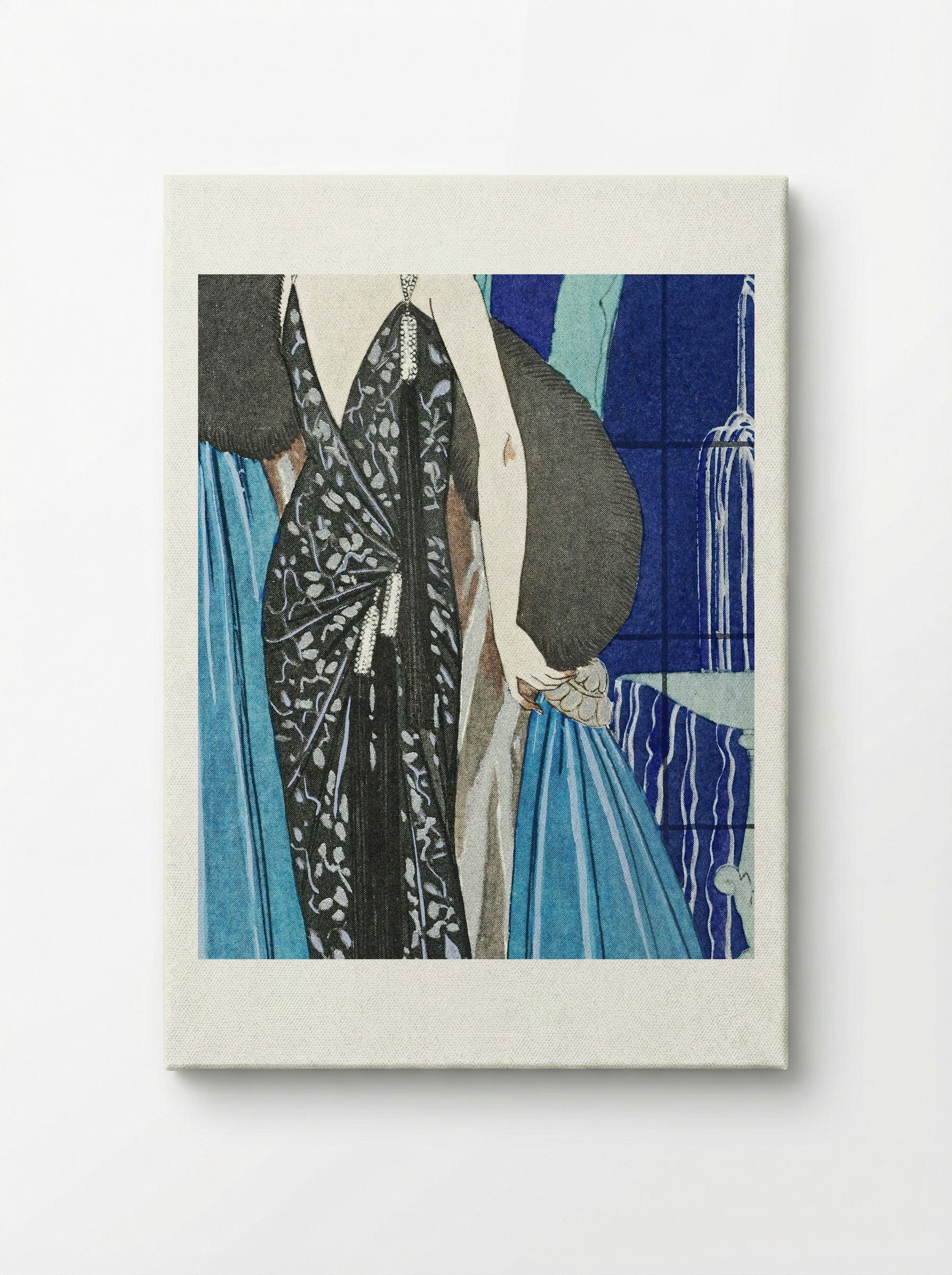 Alcyone, Robe et Manteau du Soir, de Worth - George Barbier - Canvas