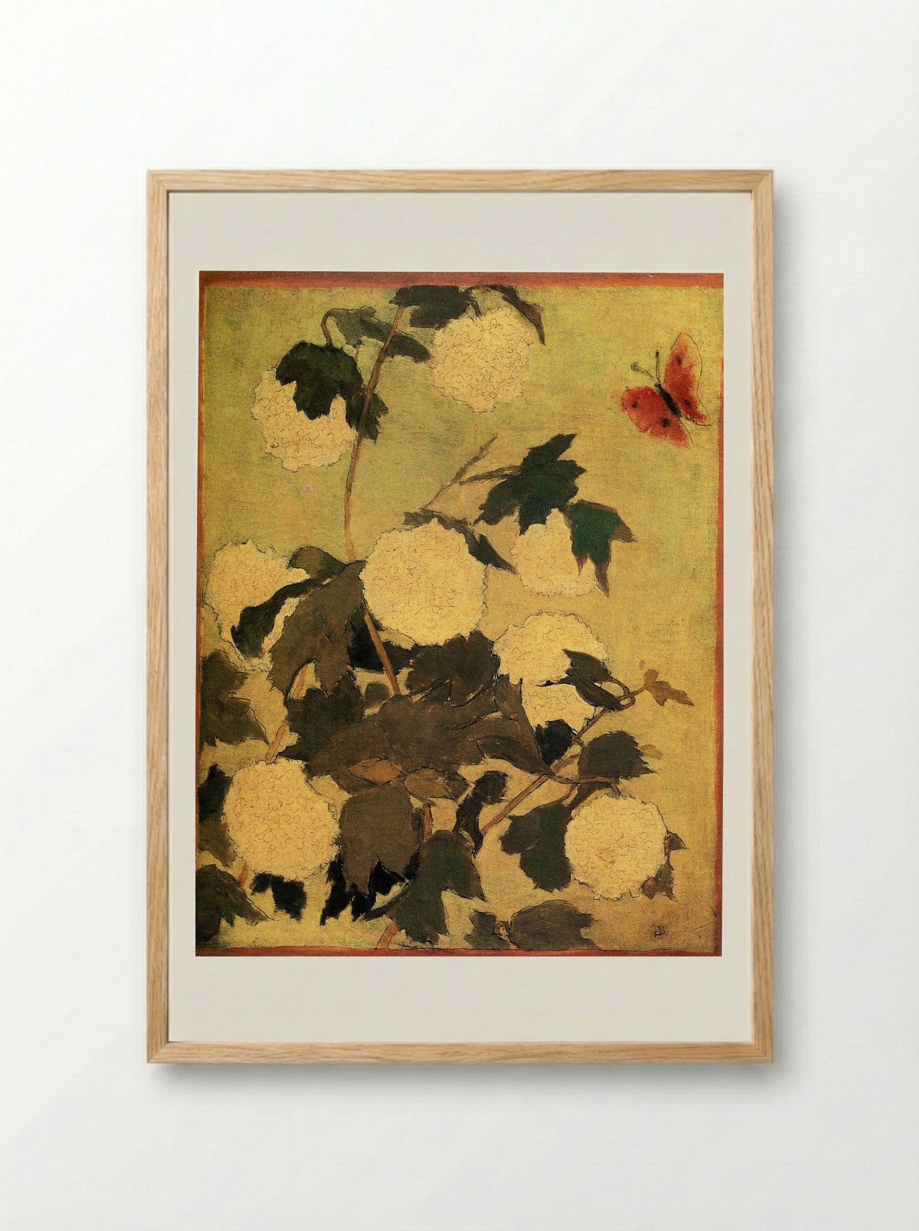 Snowballs - Pierre Bonnard - Framed Print Wood