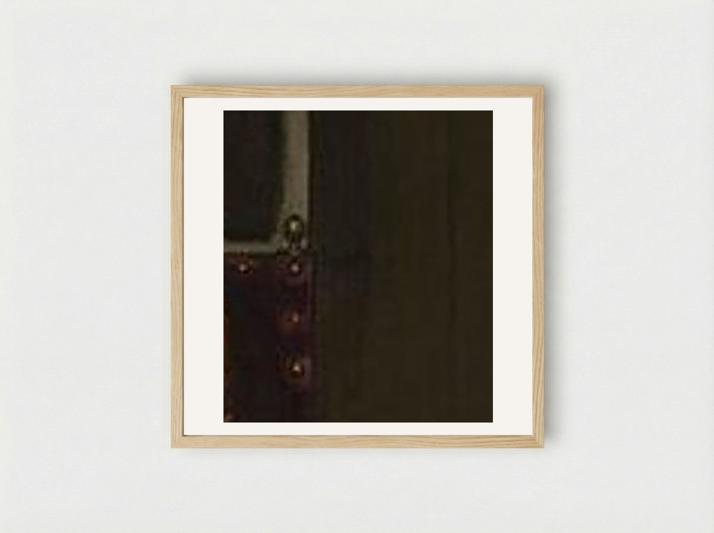 A Maid Asleep - Johannes Vermeer - Framed Print Wood