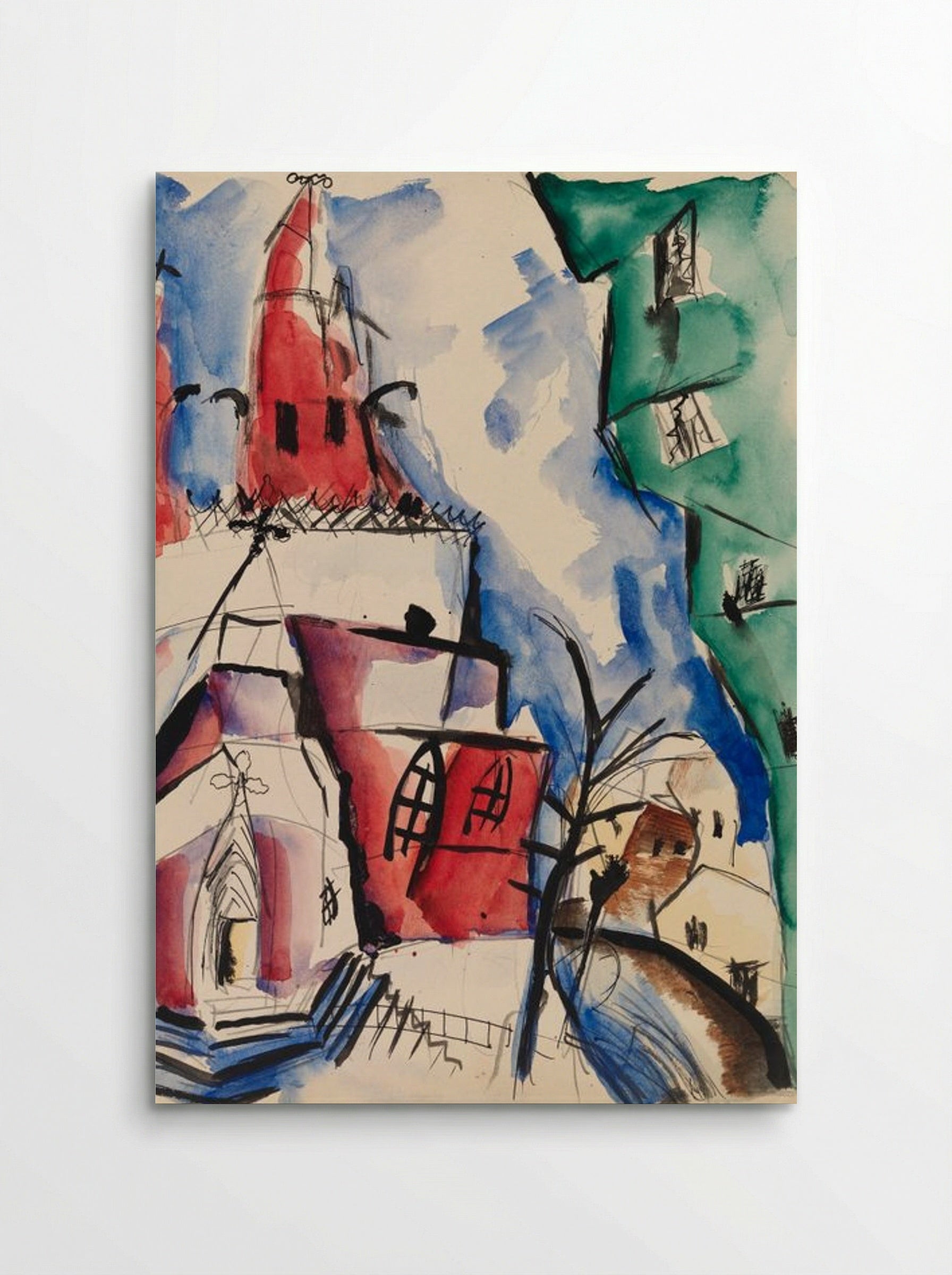 Kirkko (Church, 1919) - Sulho Sipilä - Poster