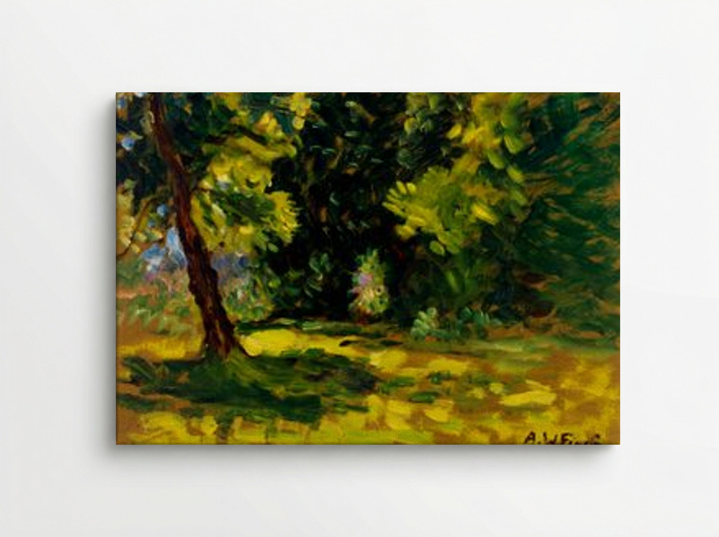 Bushes - Alfred William Finch - Canvas