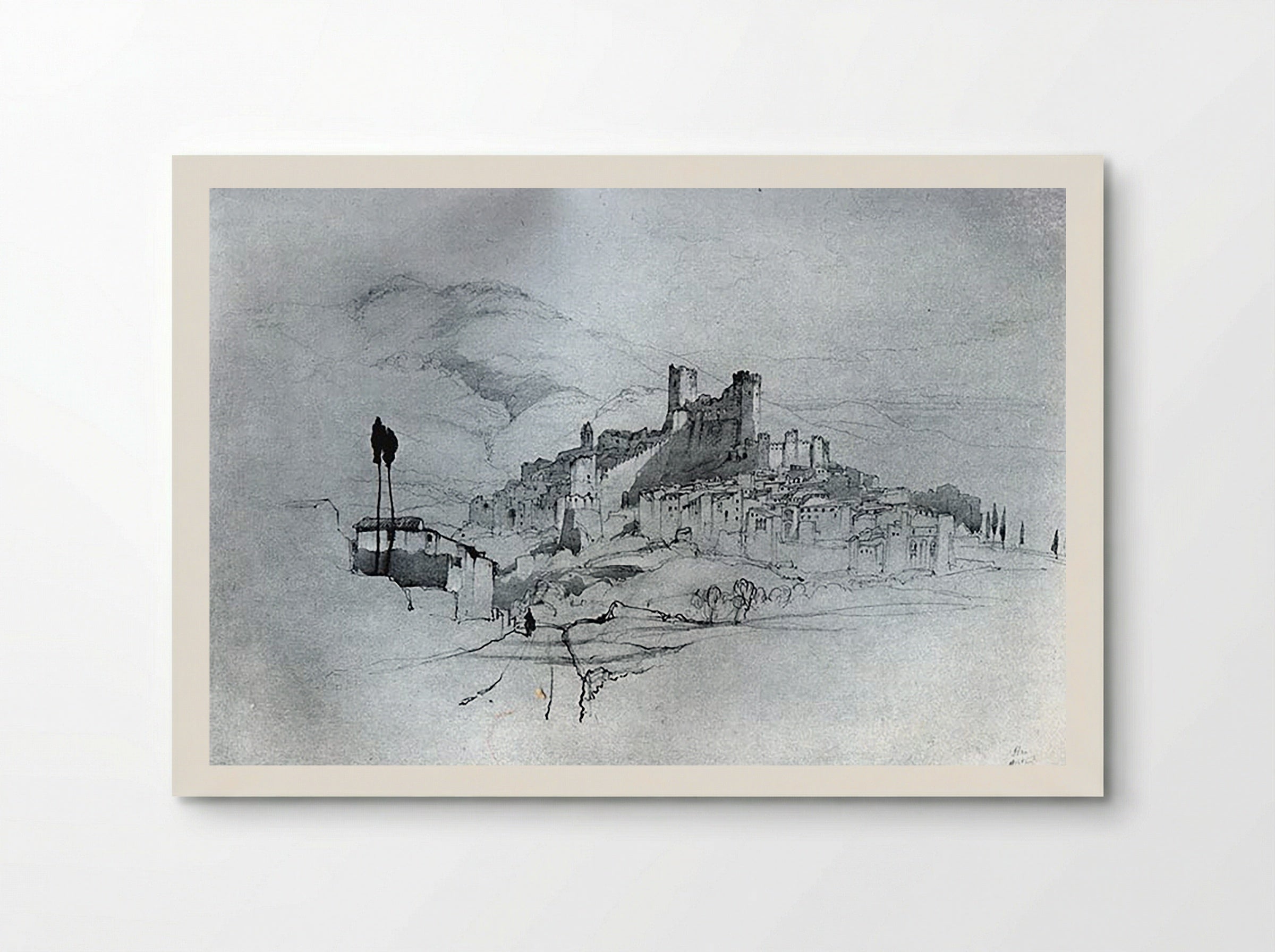 Itri - John Ruskin - Poster