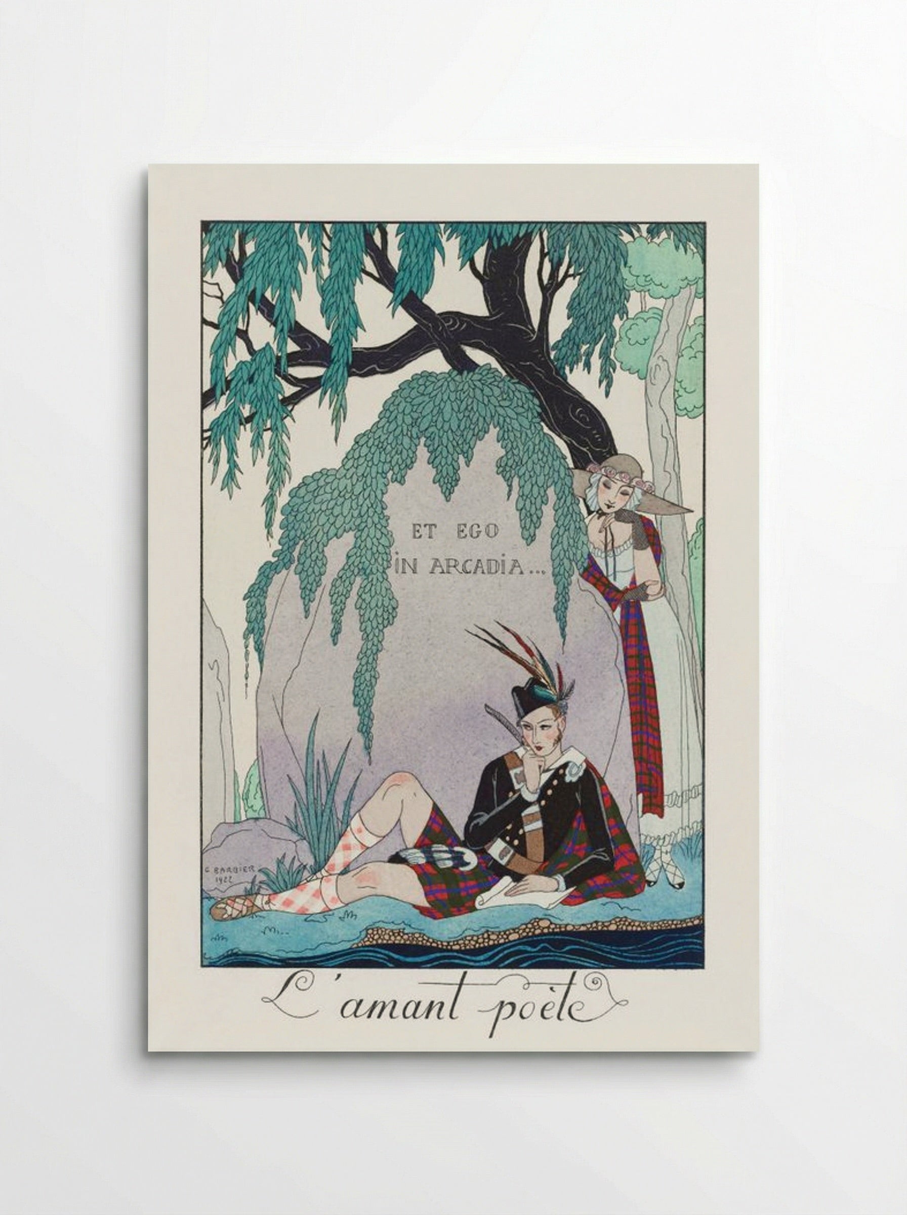 L'Amant Poète - George Barbier - Poster
