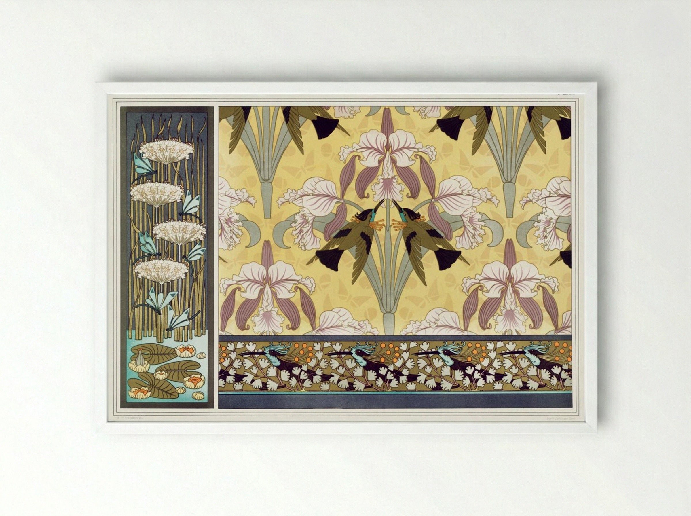 L'Animal dans la Décoration, Plate 35 - Maurice Pillard Verneuil - Framed Print White