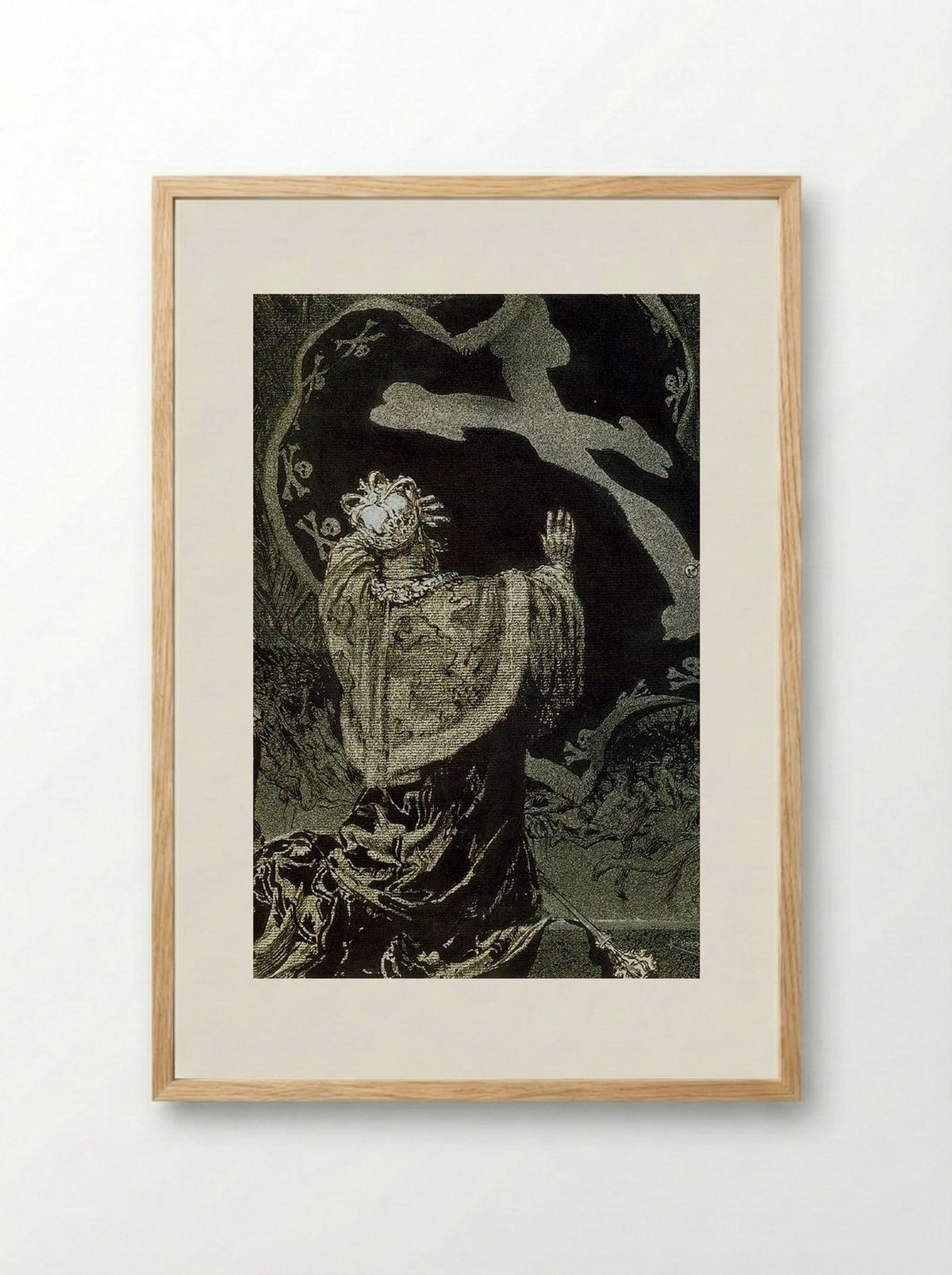 The Victorious Dragon - Frantisek Kupka - Framed Print Wood