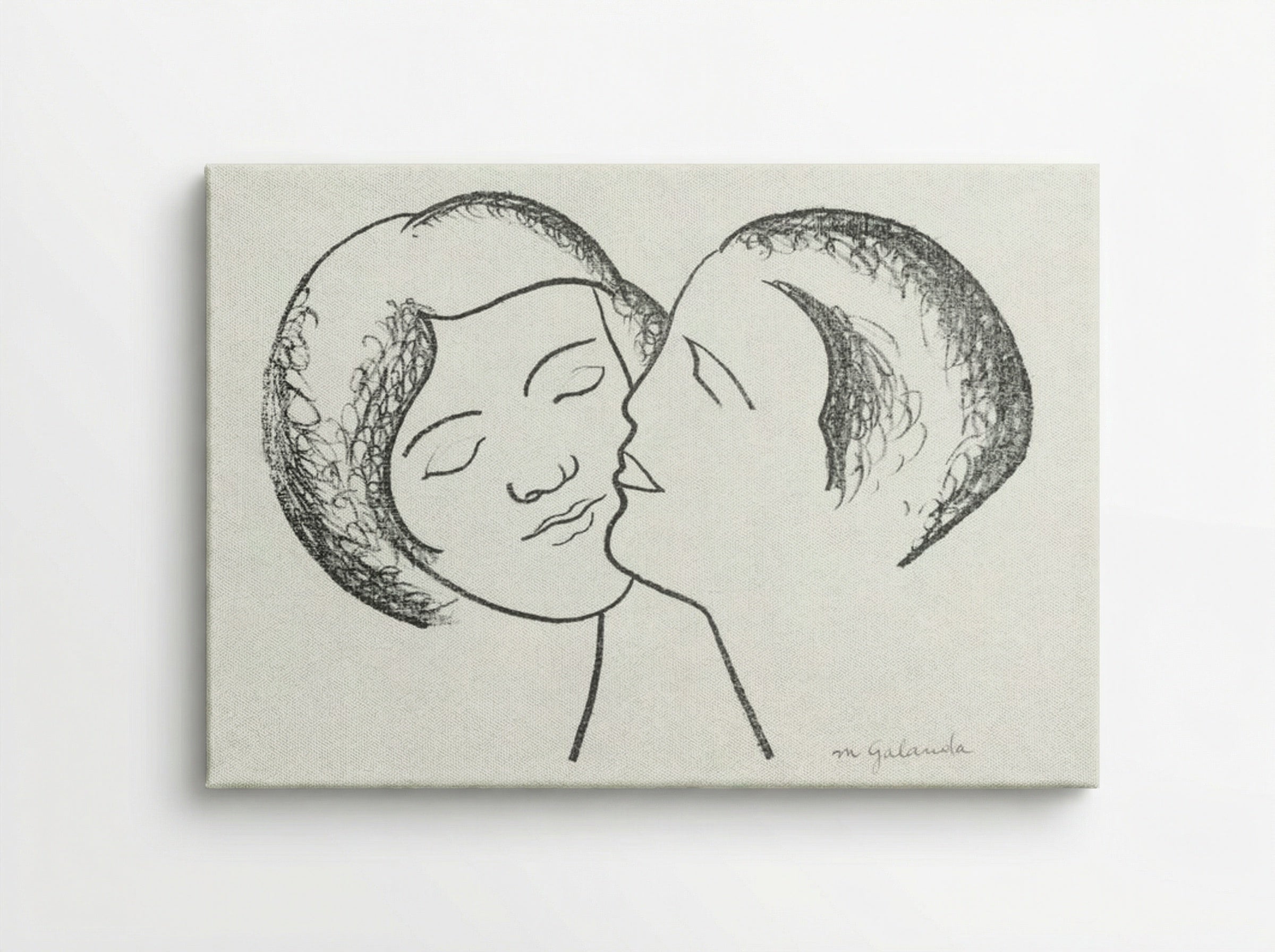 Lovers III - Mikuláš Galanda - Canvas