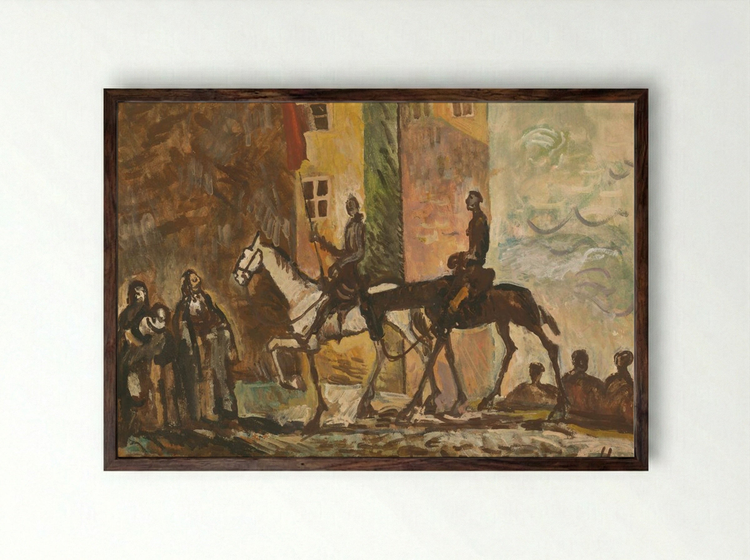 Victorious Return - Cyprián Majerník - Framed Print Dark Wood