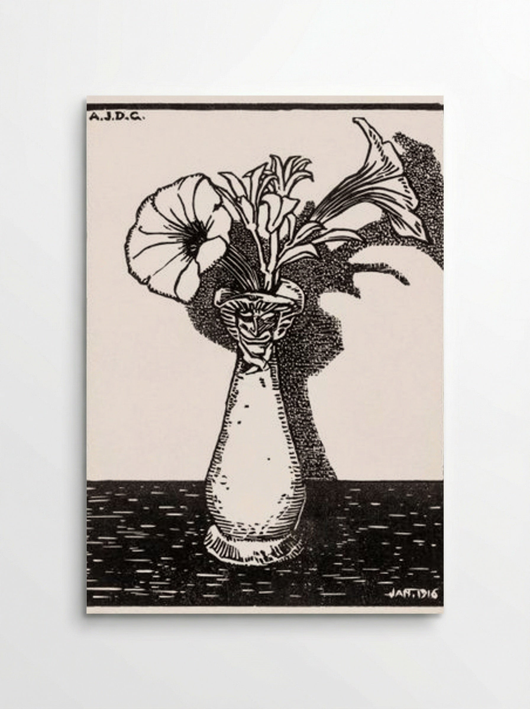 Vase with Flowers - Julie de Graag - Poster