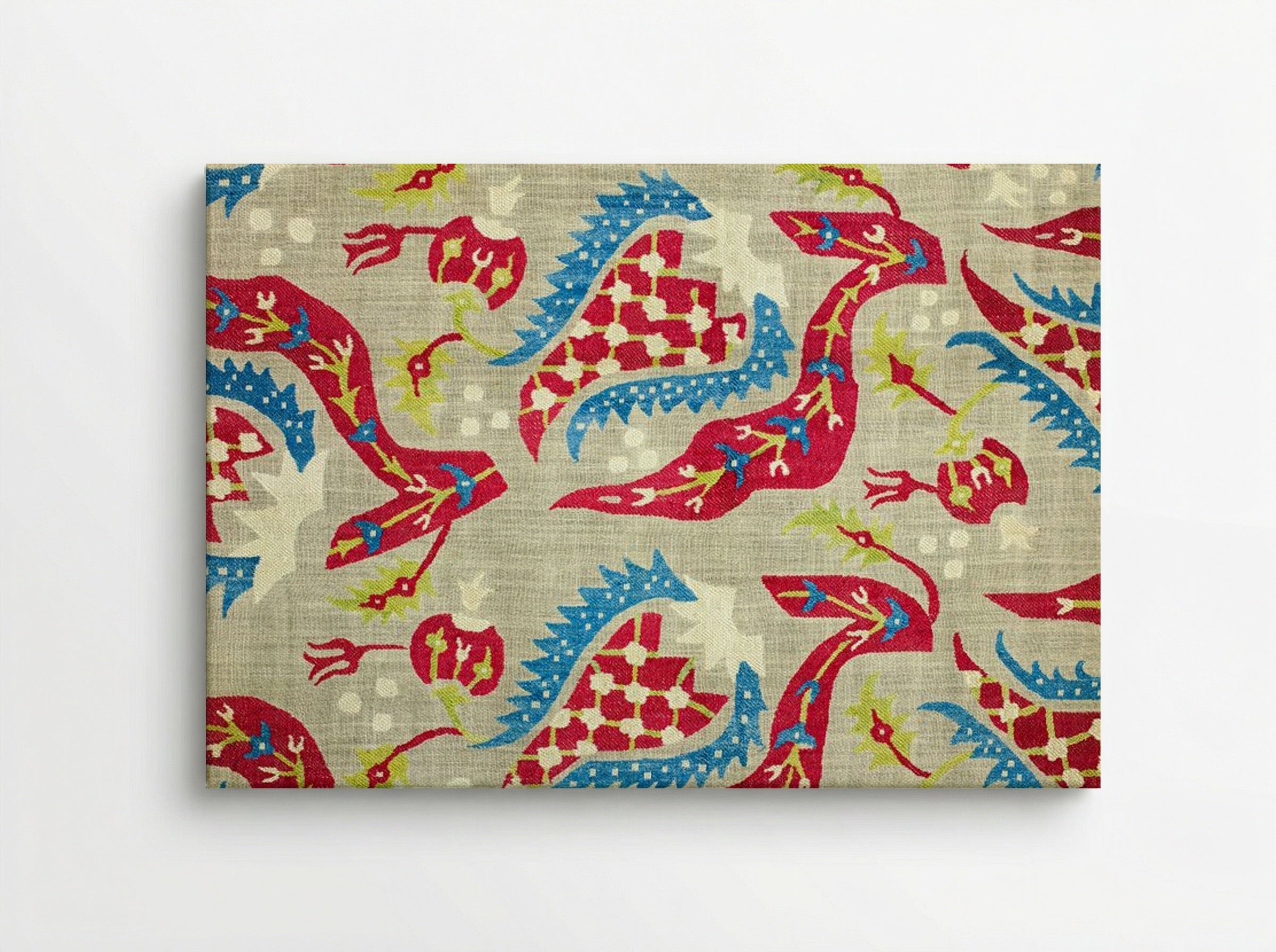 Turkish Bed Cover (Embroidered Textile Design) - William Morris - Canvas