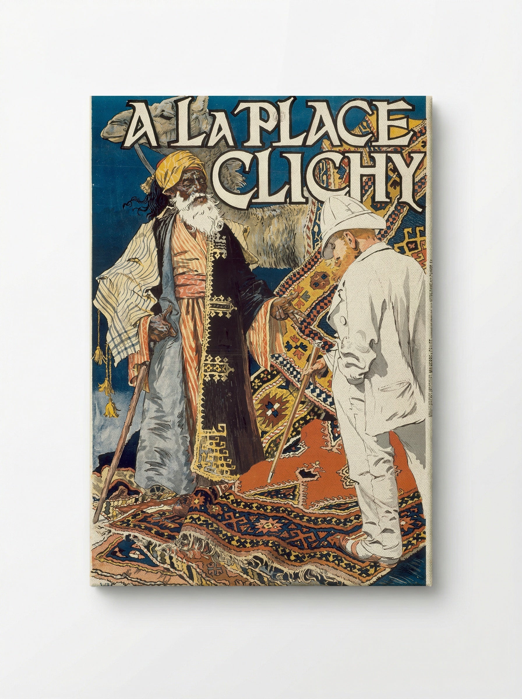A la Place Clichy - Eugène Samuel Grasset - Canvas