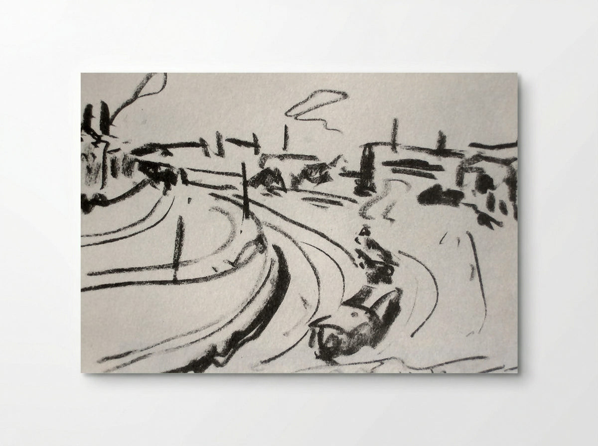 Railway in Dresden - Ernst Ludwig Kirchner - Poster