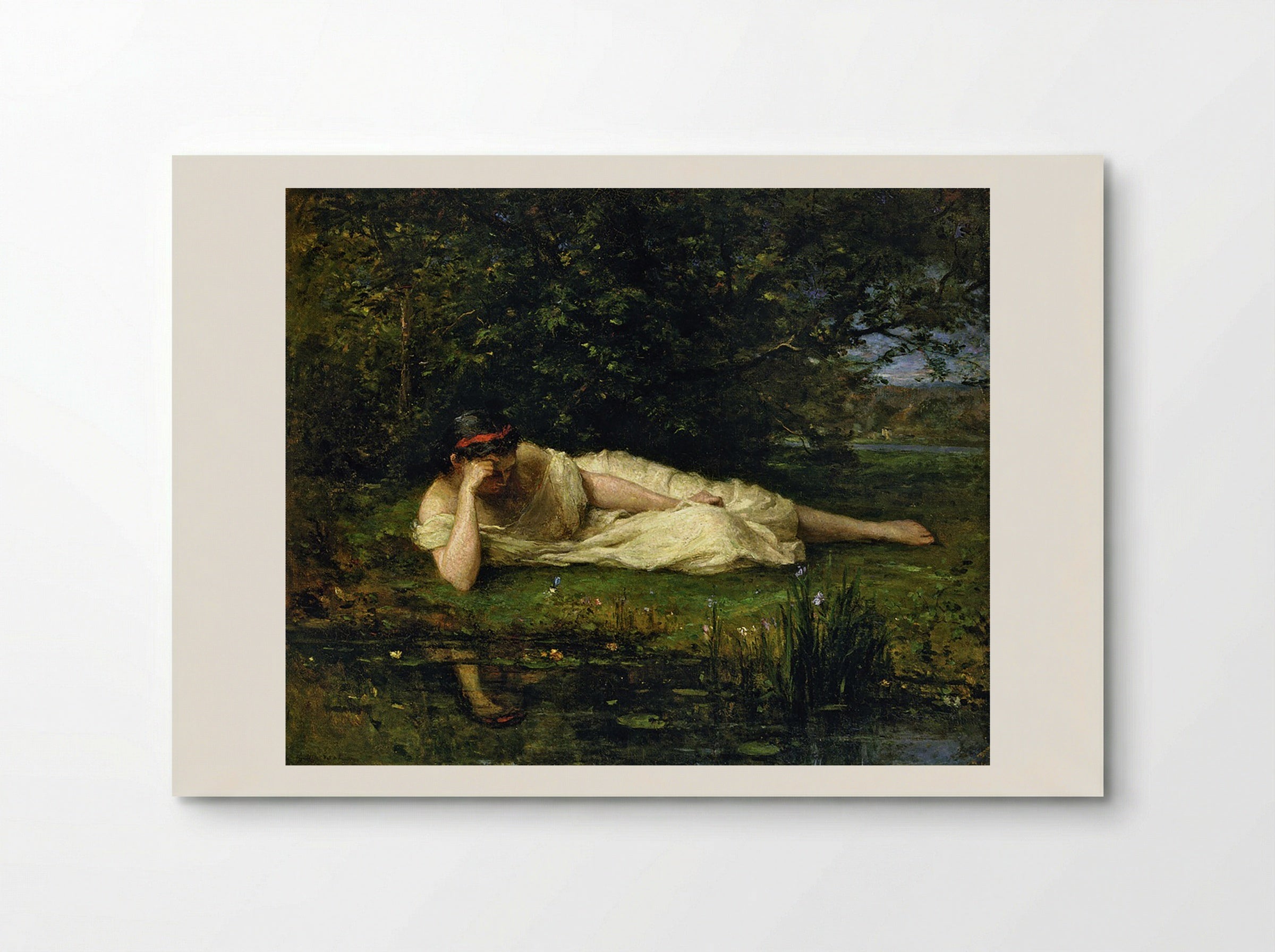 Study, The Water's Edge - Gustave Courbet - Poster