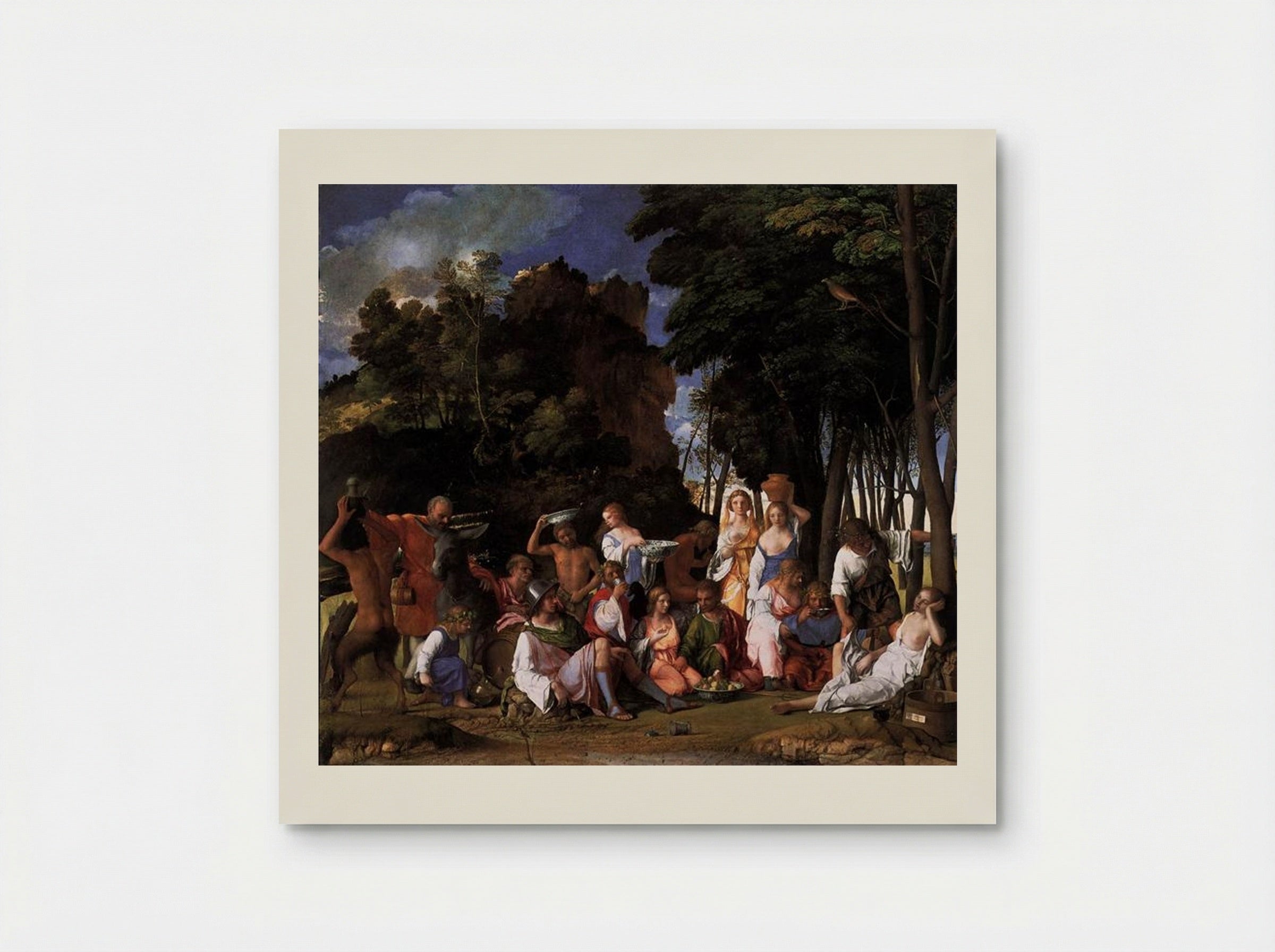 The Feast of the Gods - Giovanni Bellini - Poster