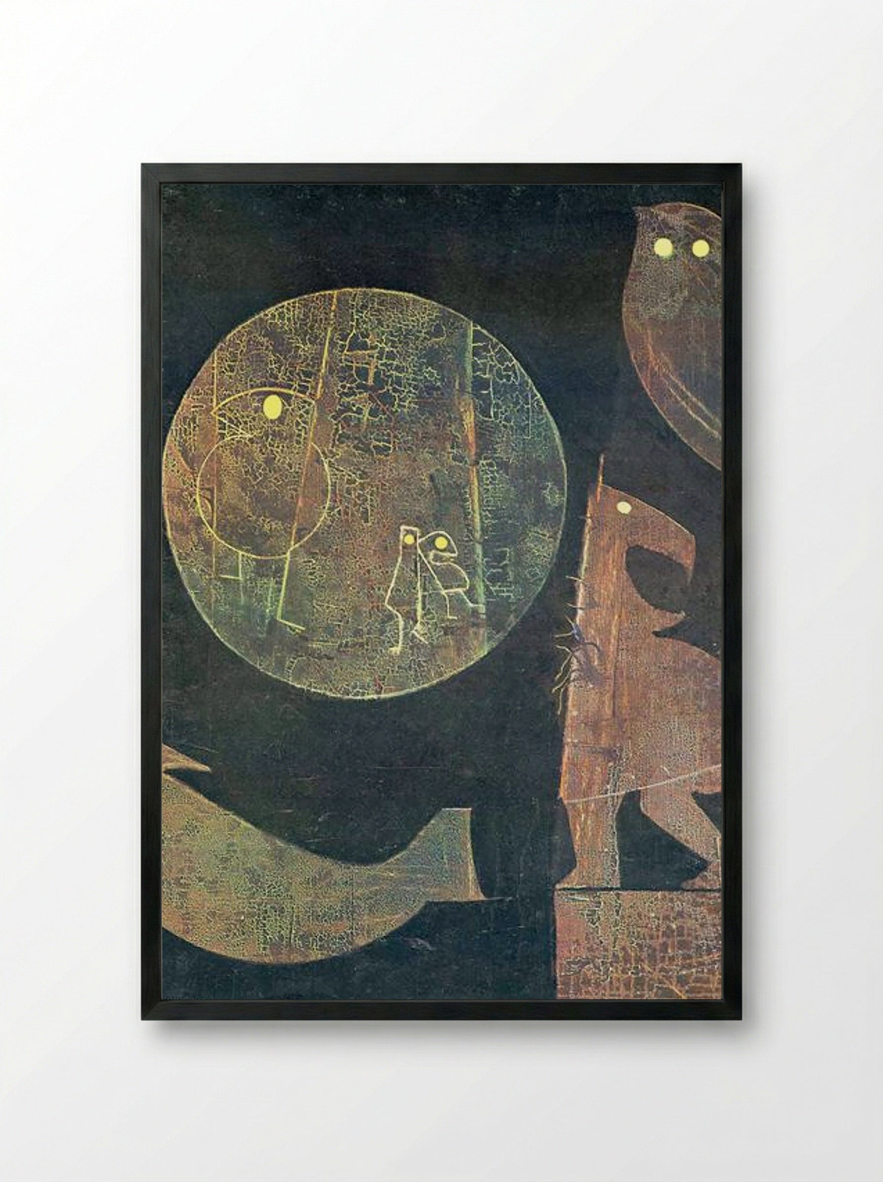 Some Animals Are Illiterate - Max Ernst - Framed Print Black