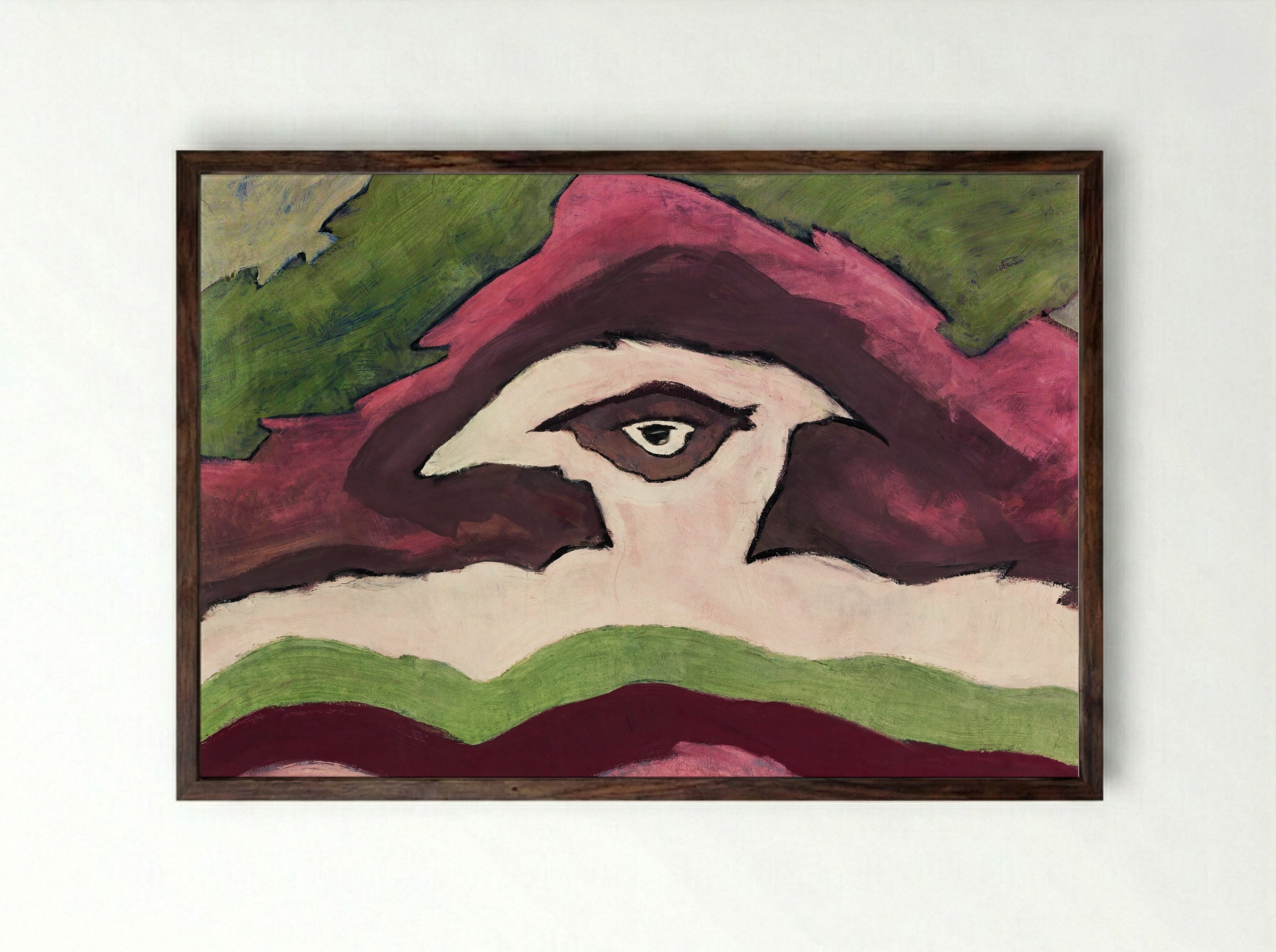 Storm Clouds - Arthur Dove - Framed Print Dark Wood