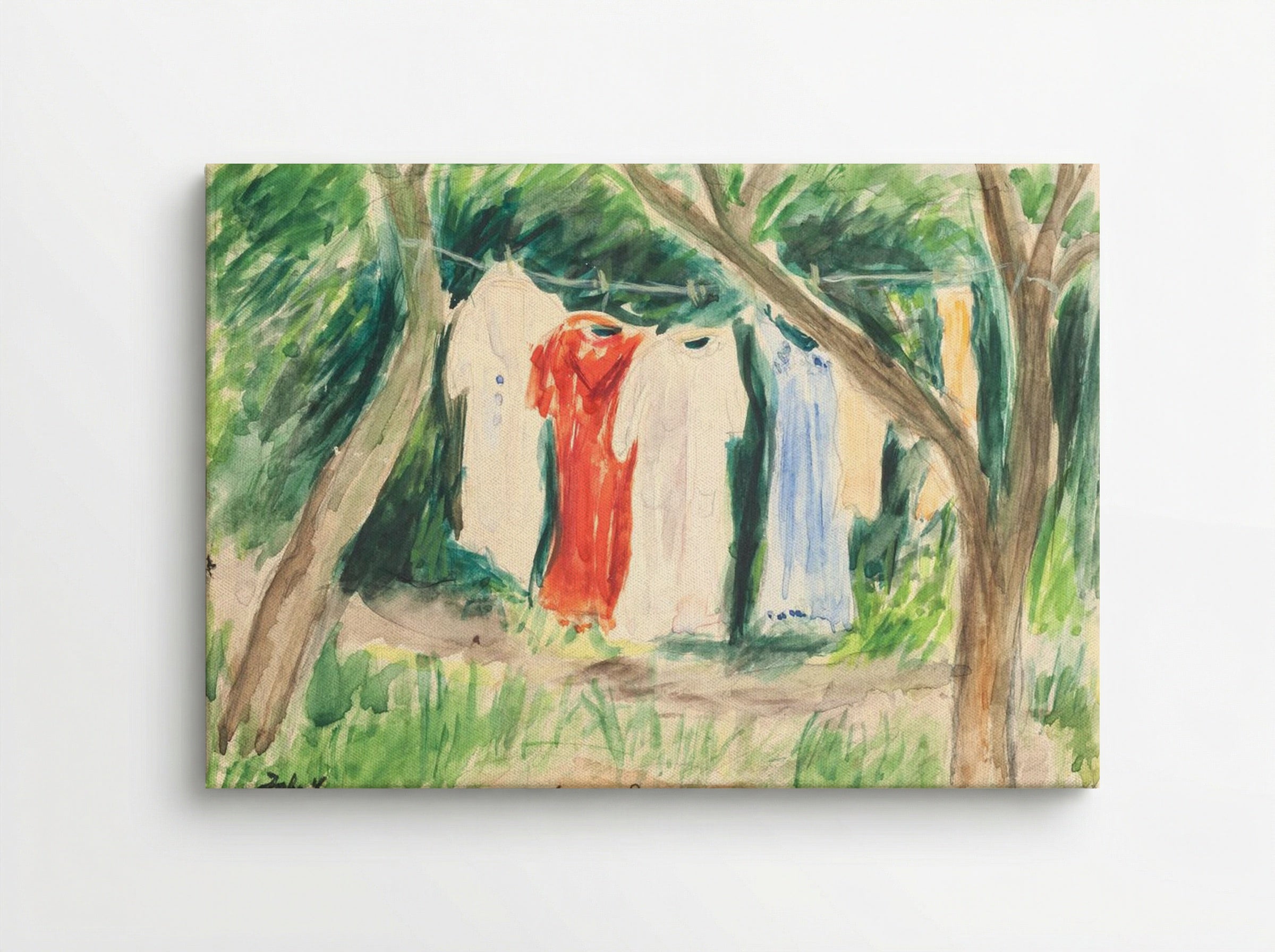 Drying Place in the Sun - John Christensen - Canvas