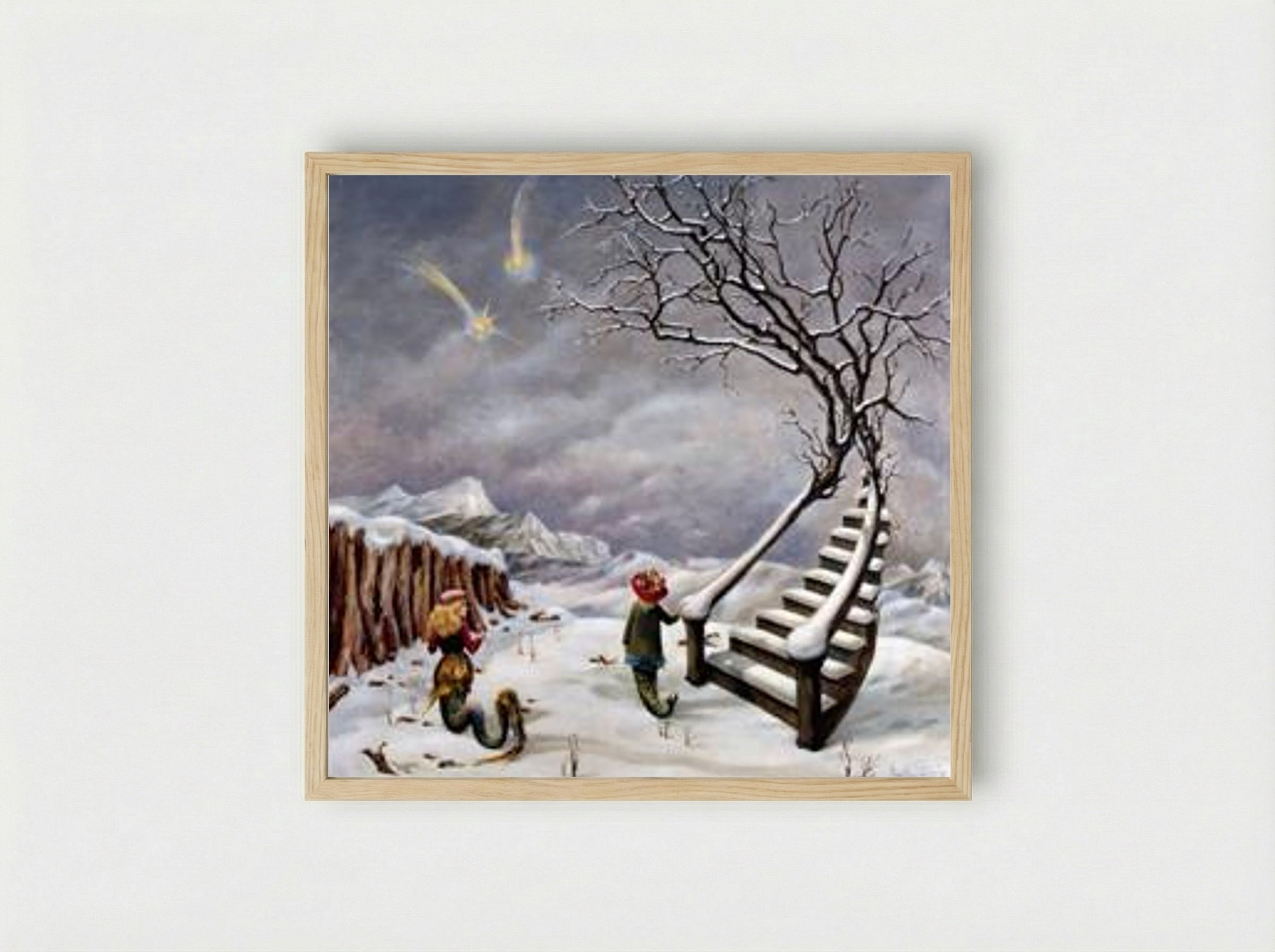 The Truth About Comets - Dorothea Tanning - Framed Print Wood